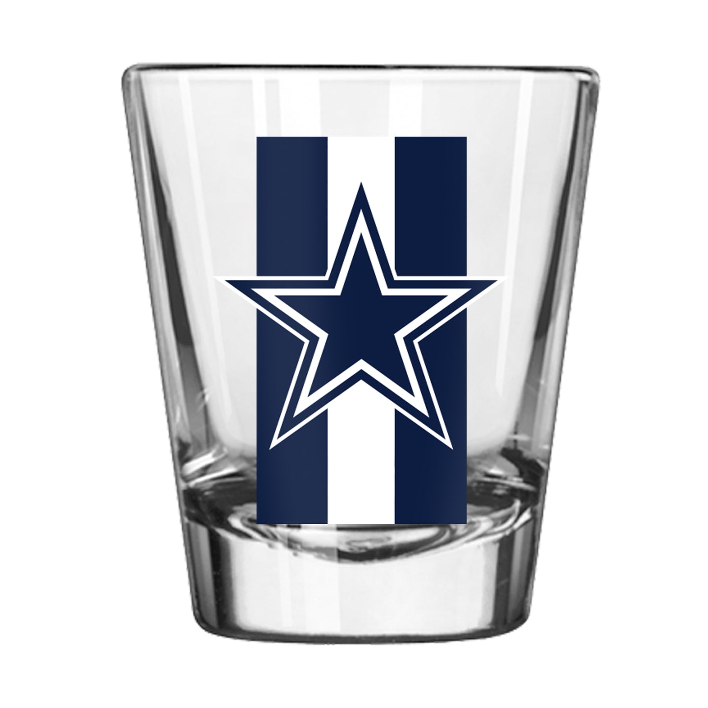 Dallas Cowboys 2oz Vertical Stripe Shot Glass