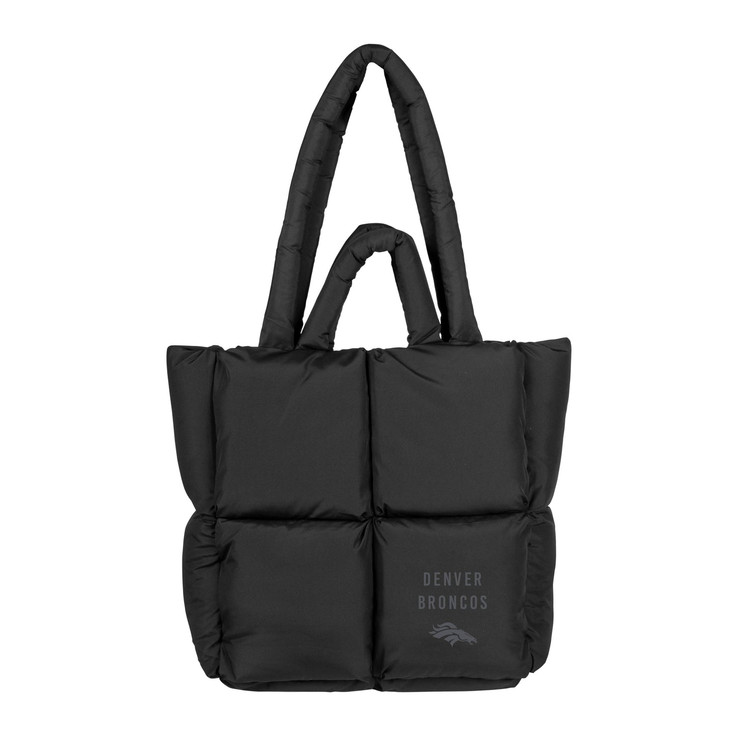 Denver Broncos Black Puff Tote