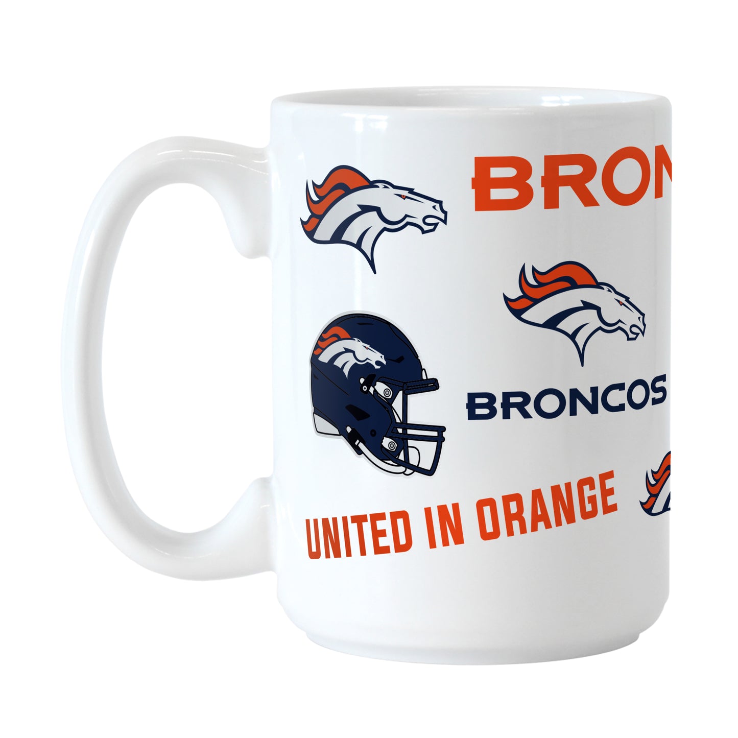 Denver Broncos 15oz Native Sublimated Mug