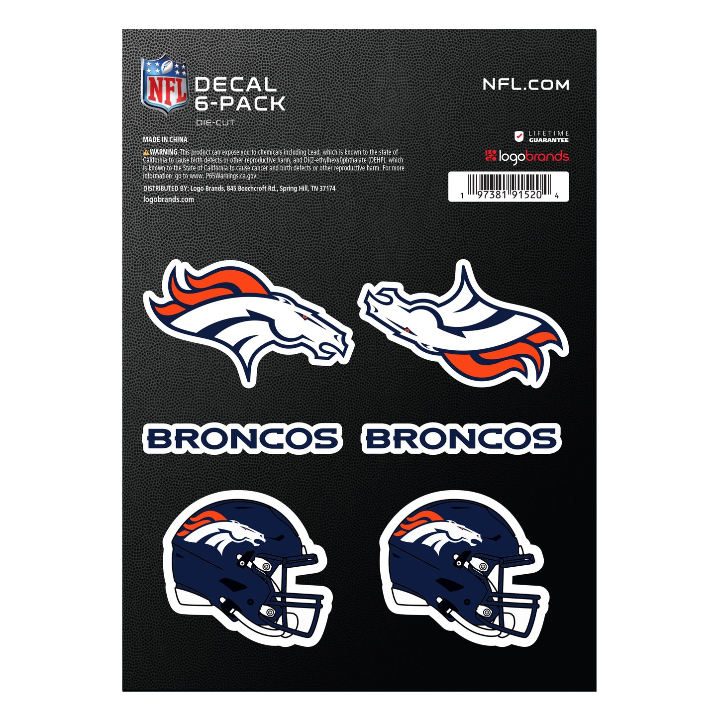 NFL - Denver Broncos DECAL6