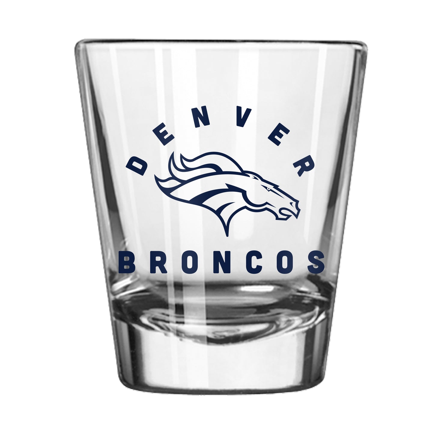 Denver Broncos 2oz Color Archway Shot Glass