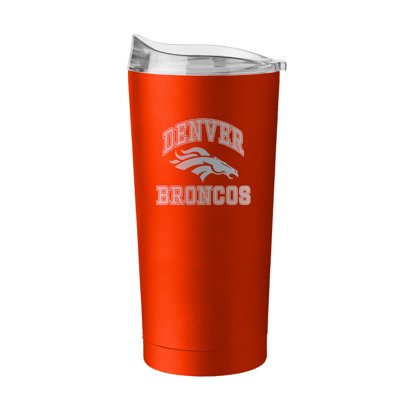 Denver Broncos 20oz Athletic Etch Powder Coat Tumbler