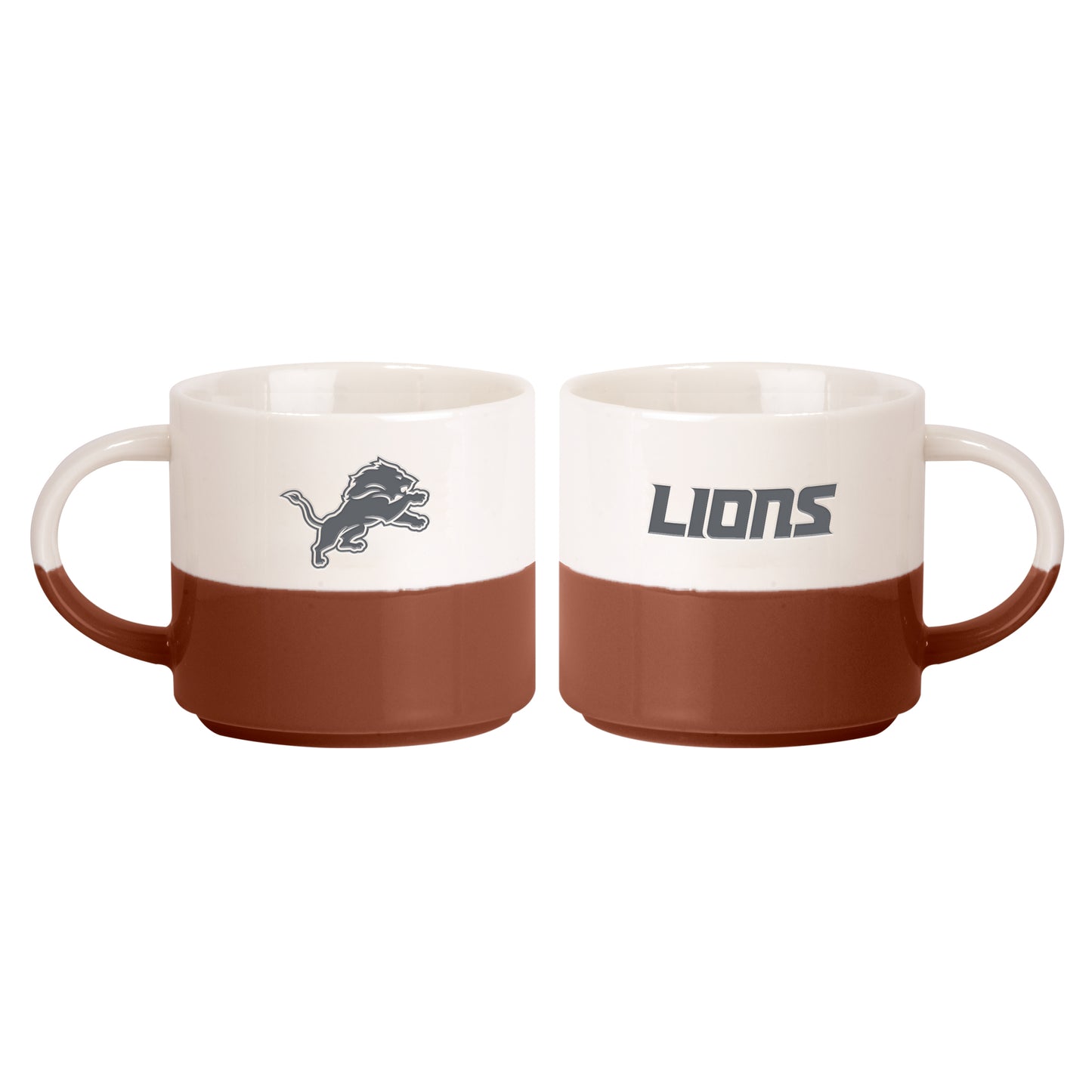 Detroit Lions 15oz Walmart Holiday Stackable Mug Set