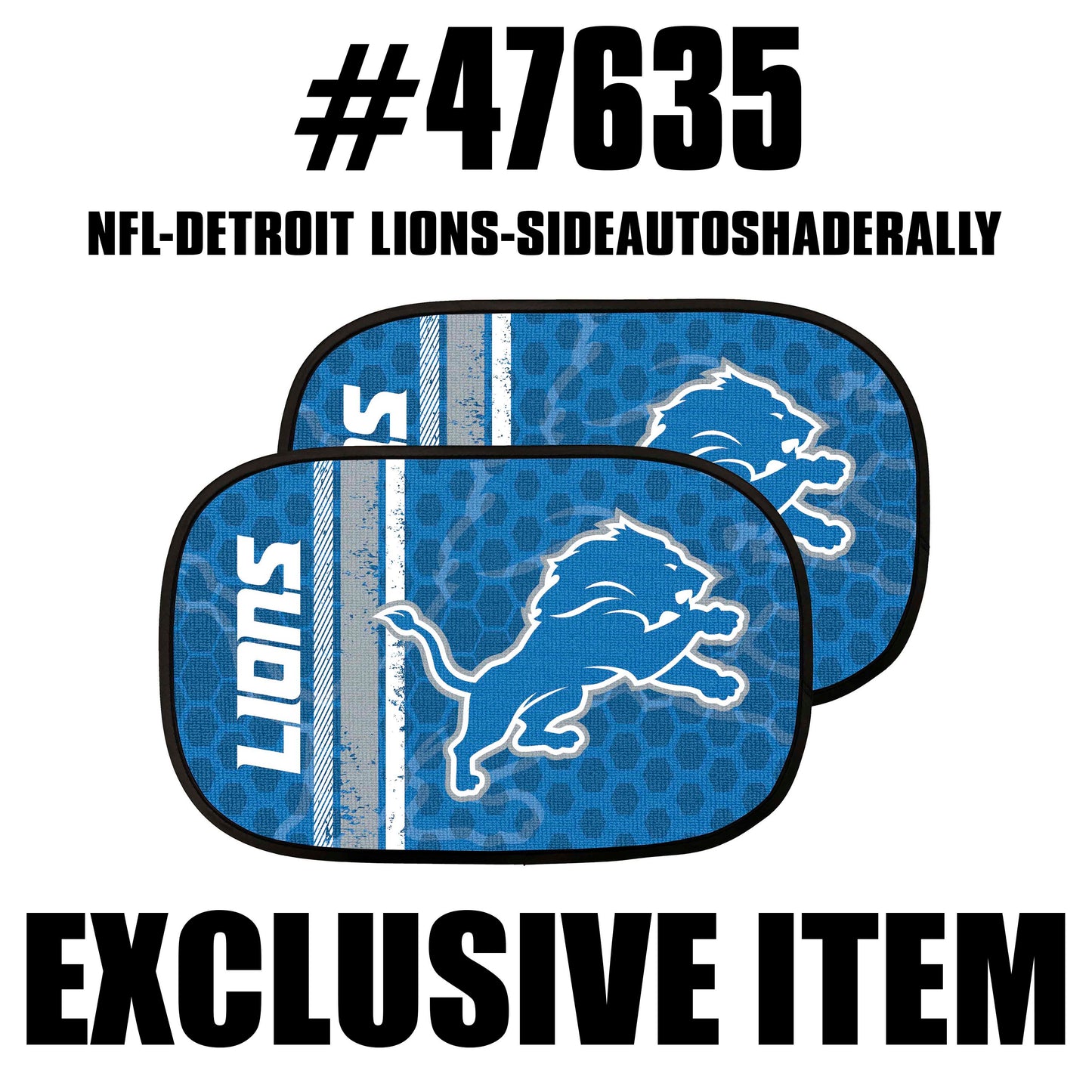 NFL - Detroit Lions Side Auto Shade