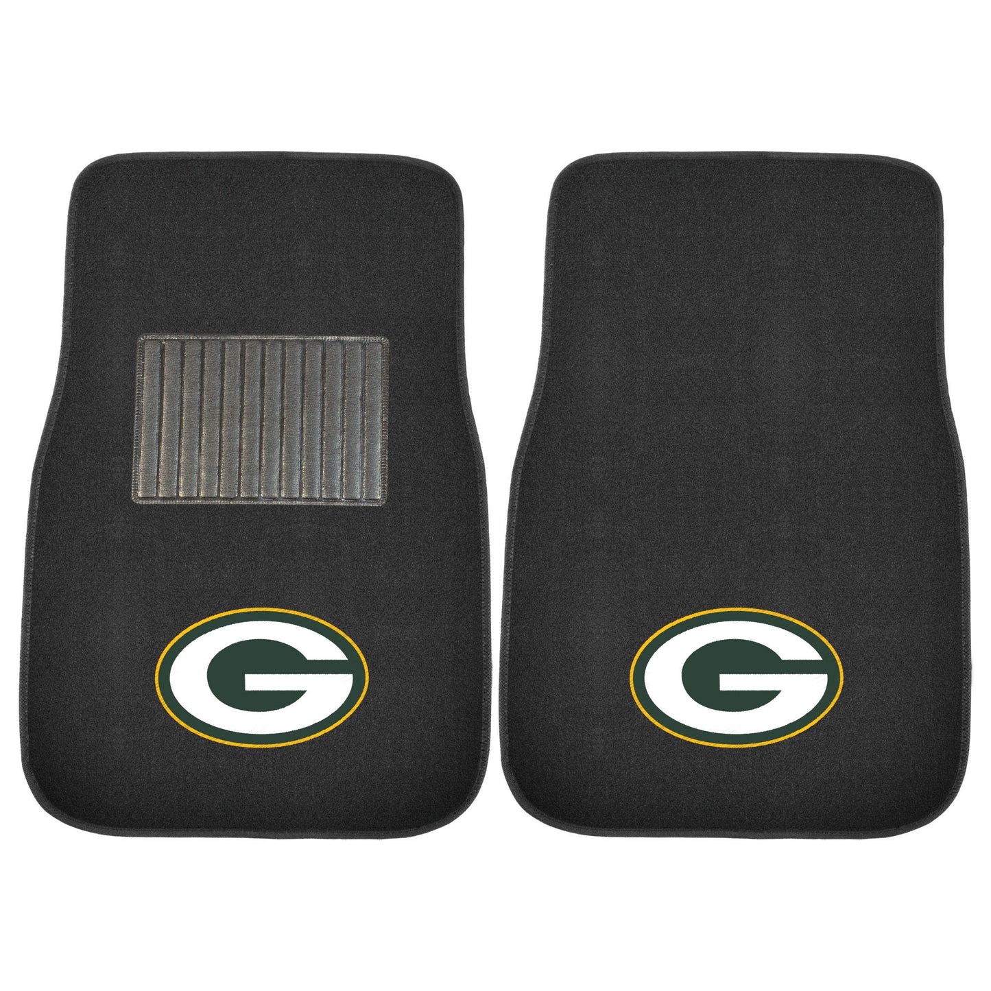 NFL - Green Bay Packers 2-pc Embroidered Car Mat Set