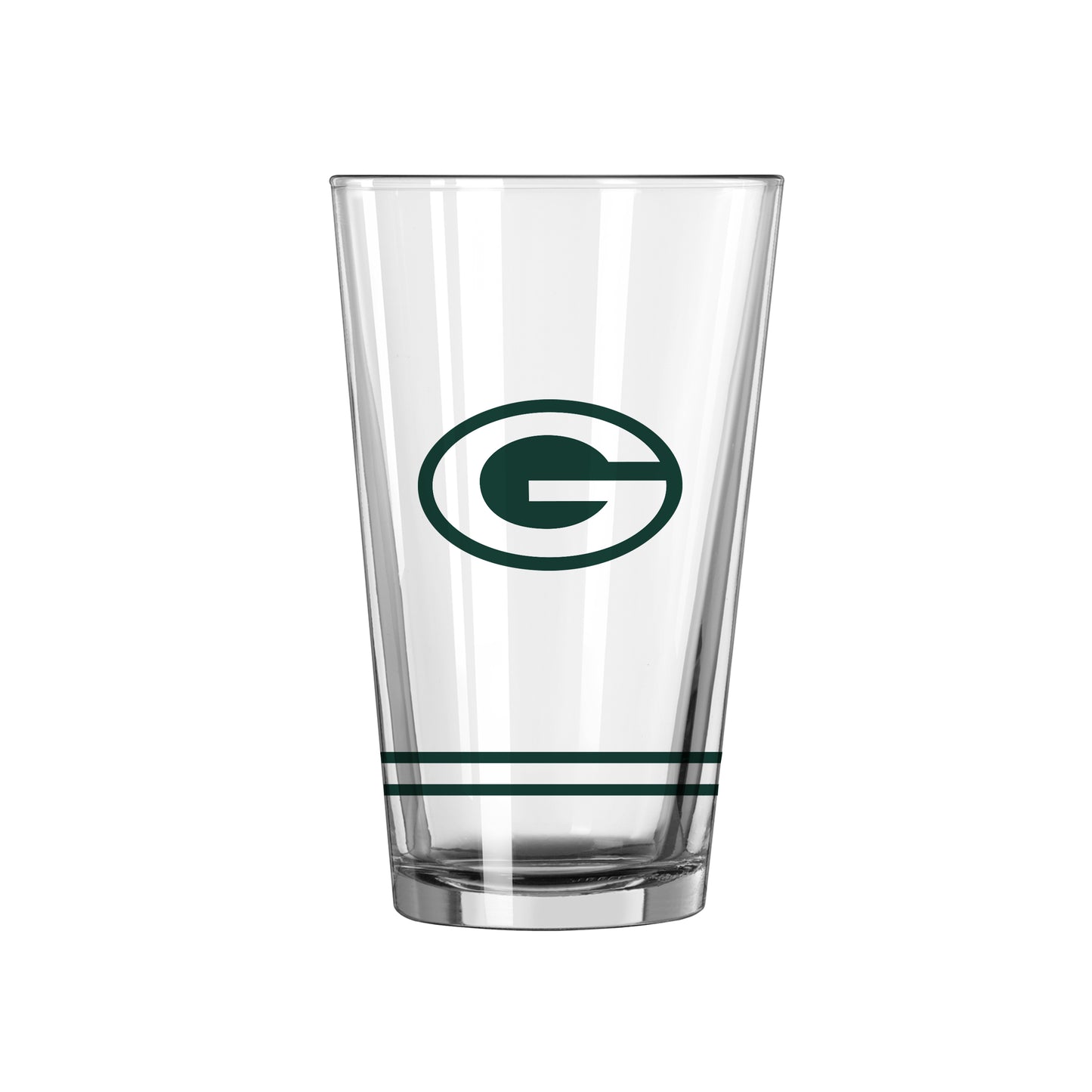 Green Bay Packers 16oz Flipside White Pint Glass