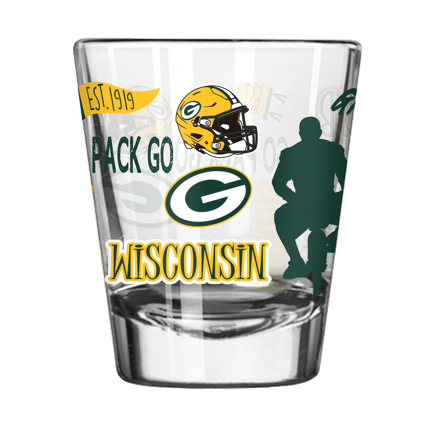 Green Bay Packers 2oz Native Shot Glass