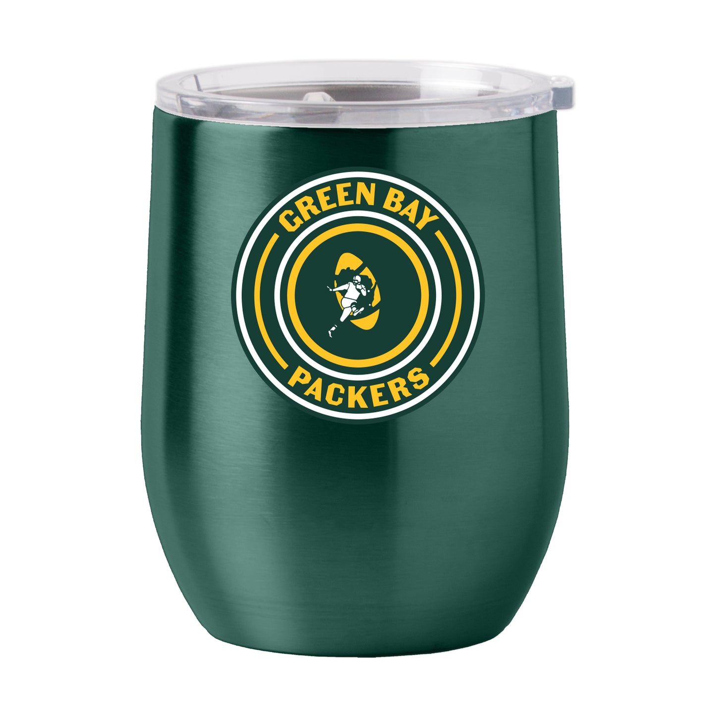 Green Bay Packers Throwback 16oz Stainless Curved Beverage