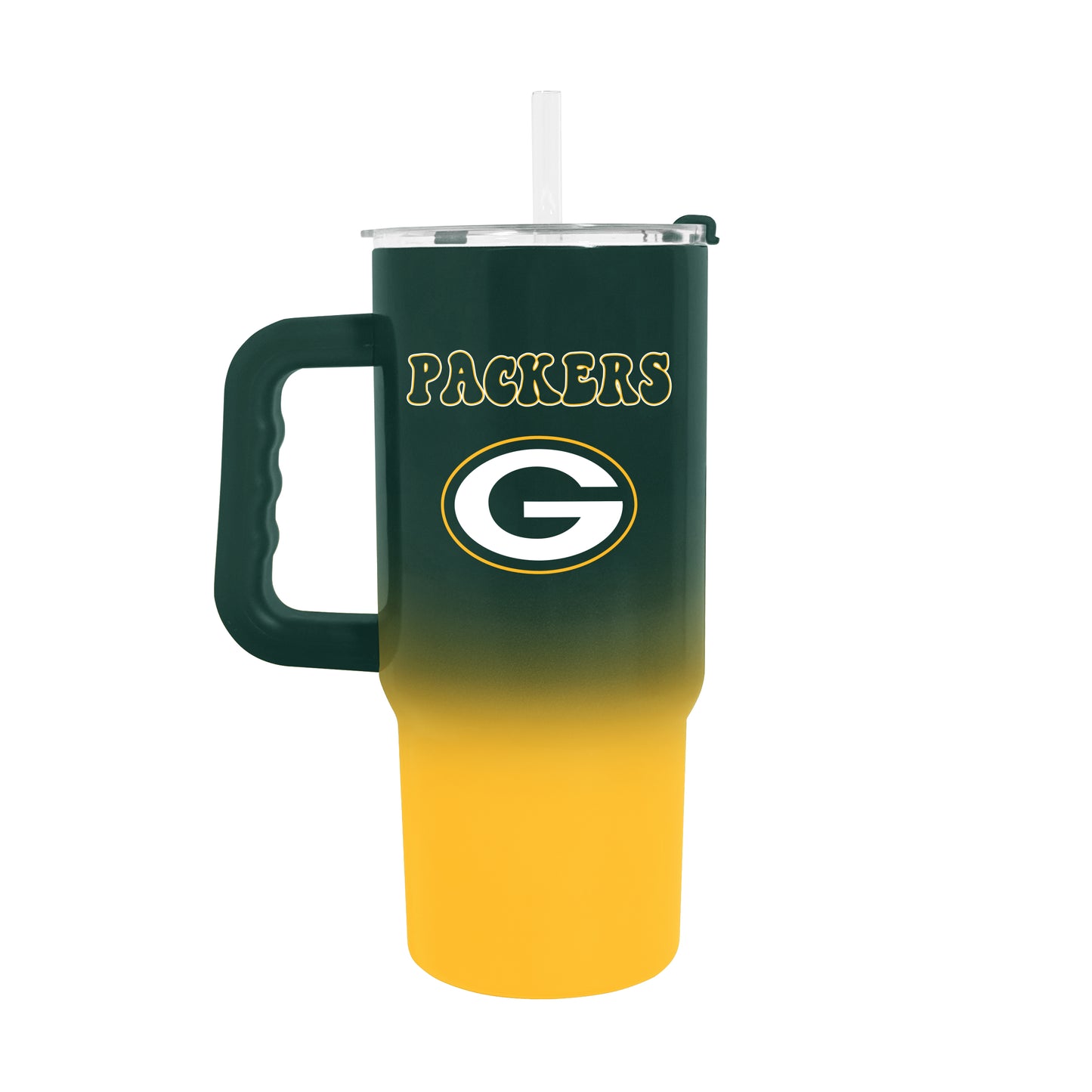 Green Bay Packers 24oz 2 Tone Tumbler w/Handle