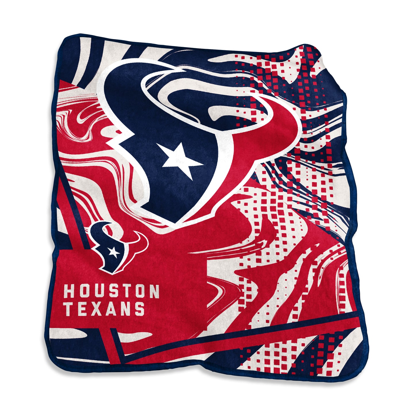 Houston Texans Swirl Raschel Throw