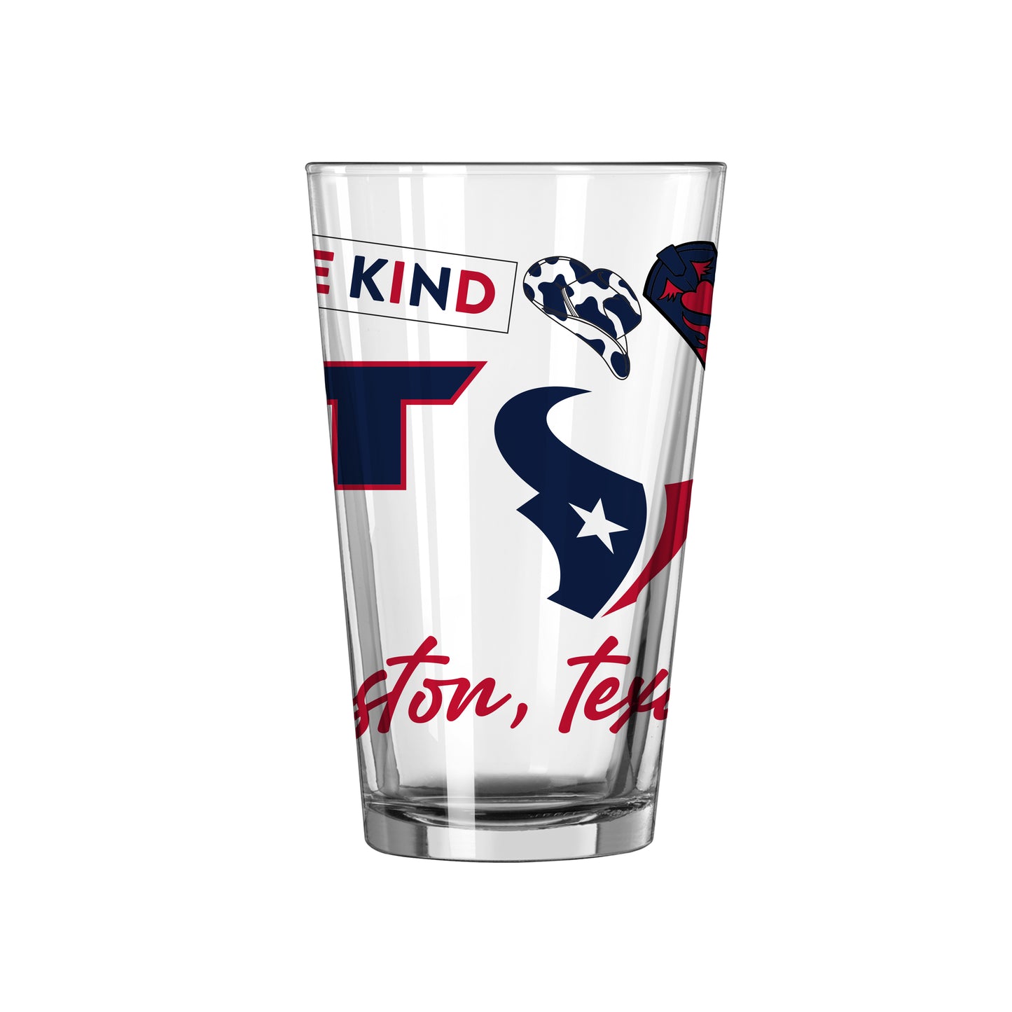 Houston Texans 16oz Native Pint Glass