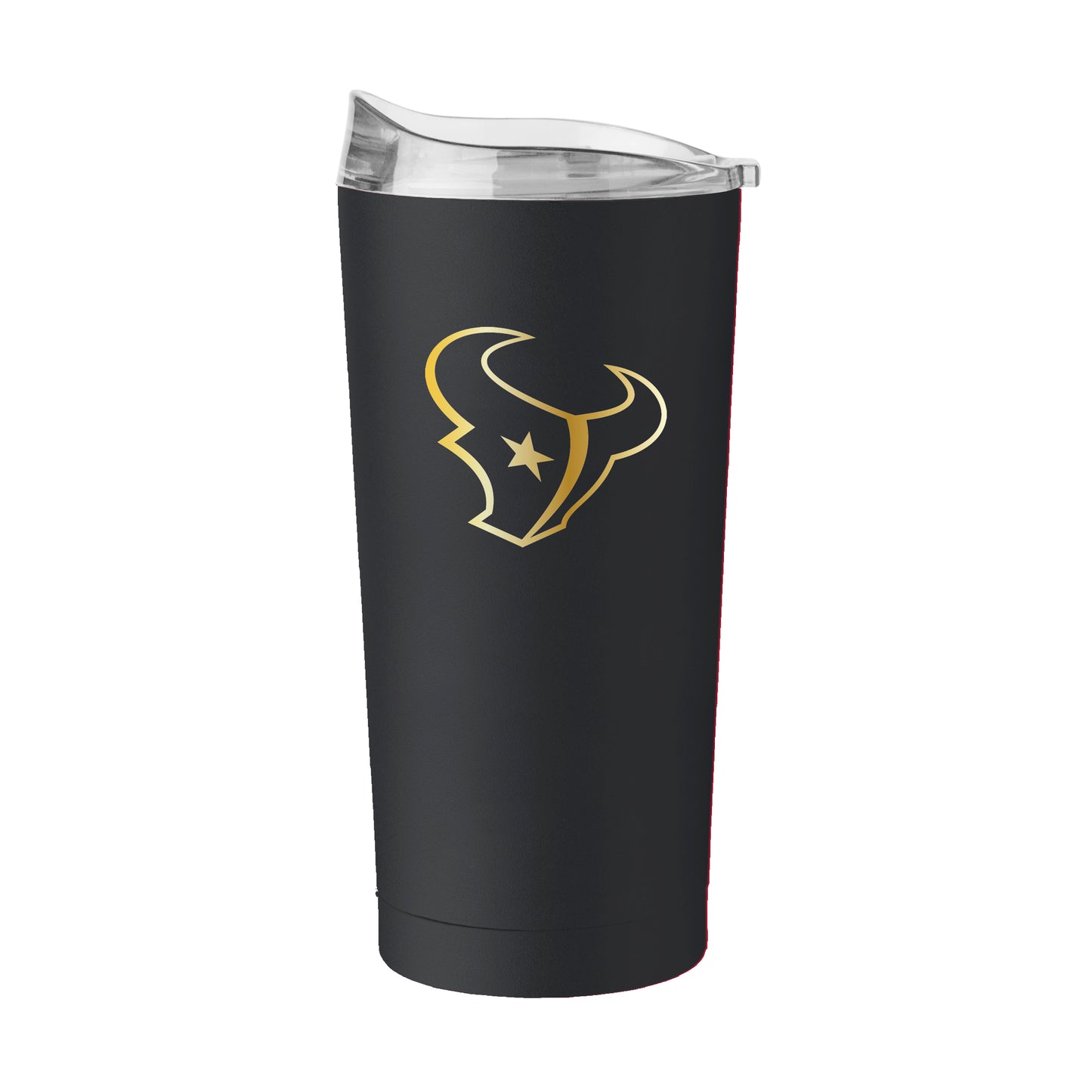 Houston Texans Black 20oz Foil Powder Coat Tumbler