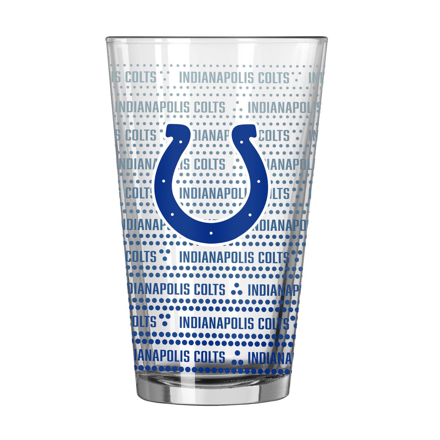 Indianapolis Colts 16oz Chant Fade Pint Glass