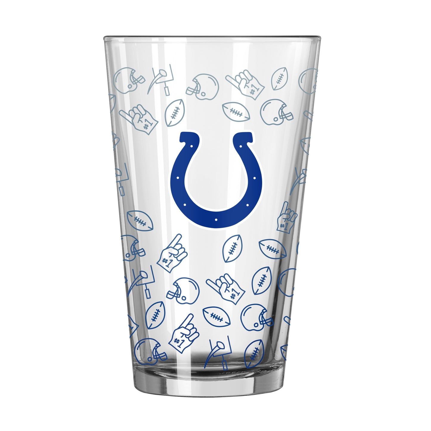Indianapolis Colts 16oz Ombre Playmaker Pint Glass
