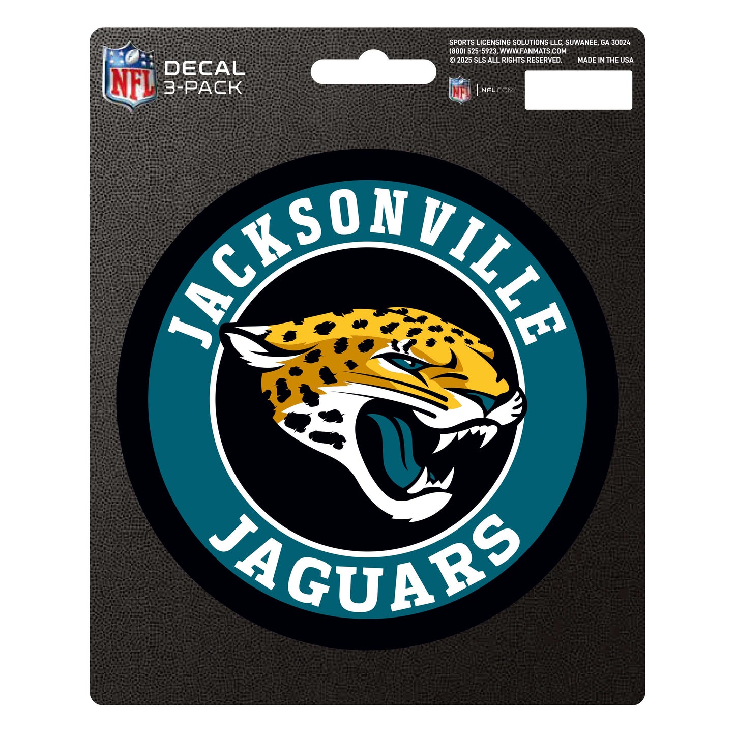 Jacksonville Jaguars Matte Decal Sticker