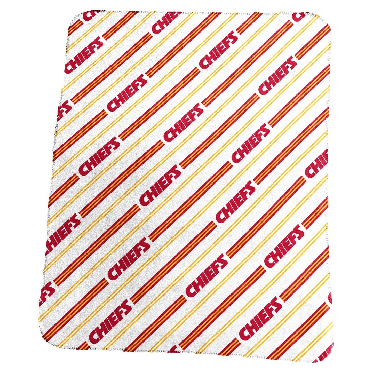 Kansas City Chiefs Classic Vertical Stripe Fleece Throw