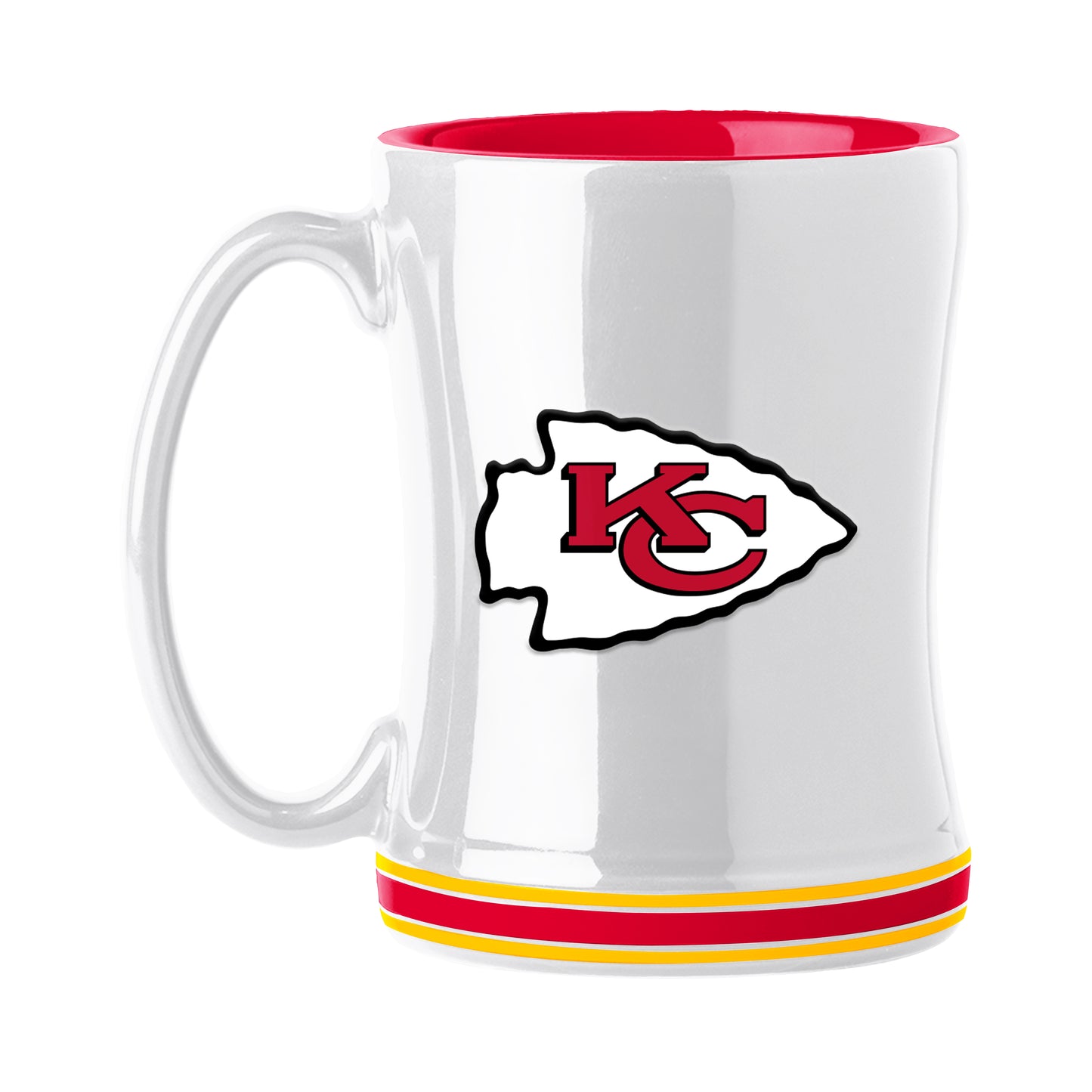 Kansas City Chiefs White 14oz Relief Mug