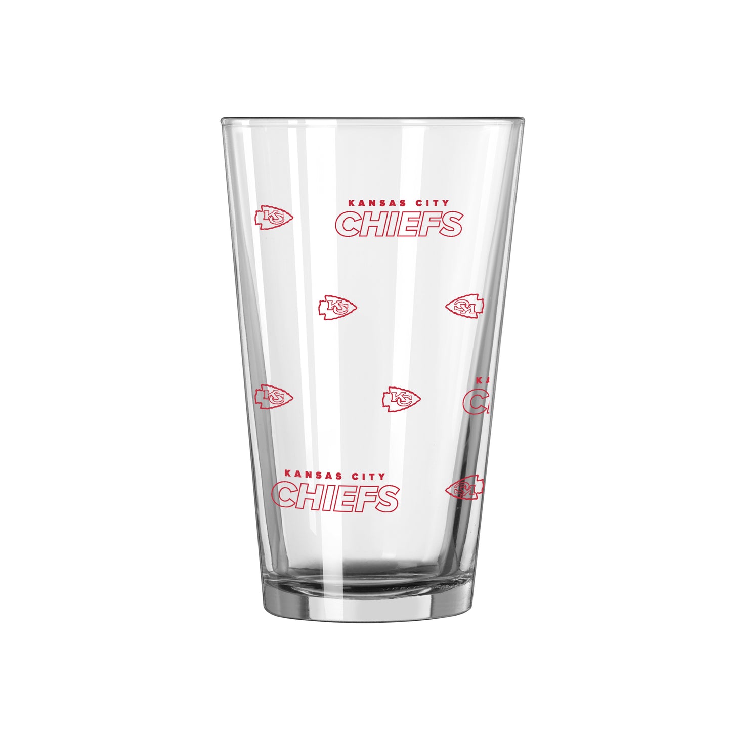 Kansas City Chiefs 16oz Step And Repeat Pint Glass