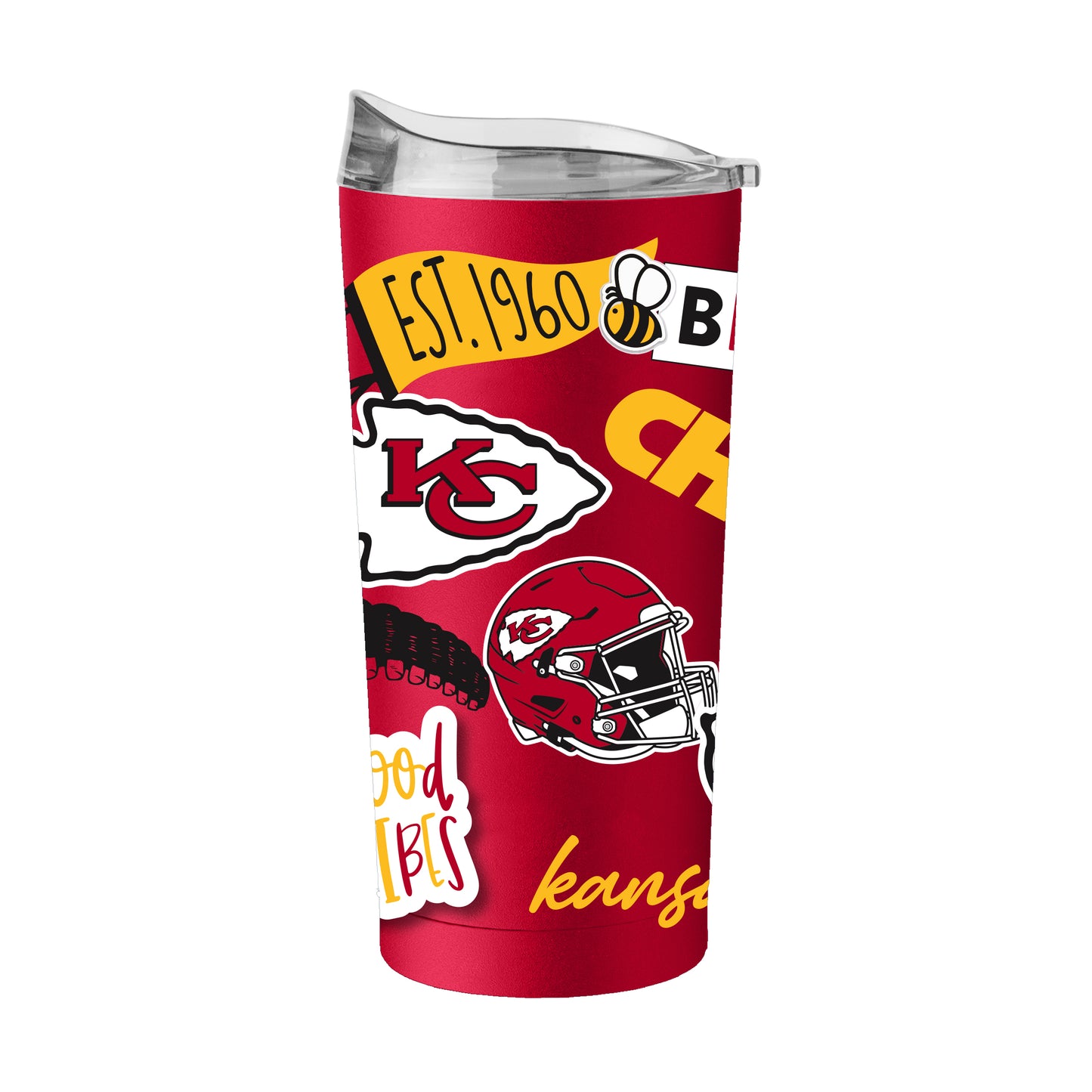 Kansas City Chiefs Red 20oz Native Powder Coat Tumbler