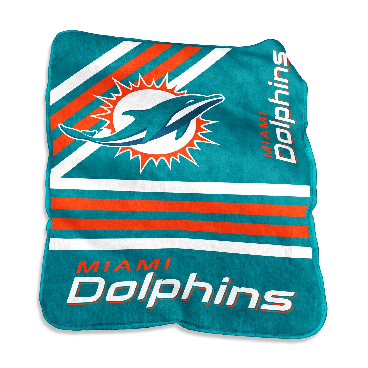 Miami Dolphins 60x80 Raschel Blanket