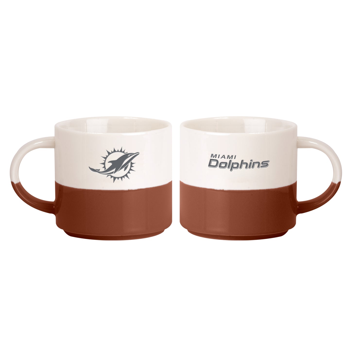 Miami Dolphins 15oz Walmart Holiday Stackable Mug Set