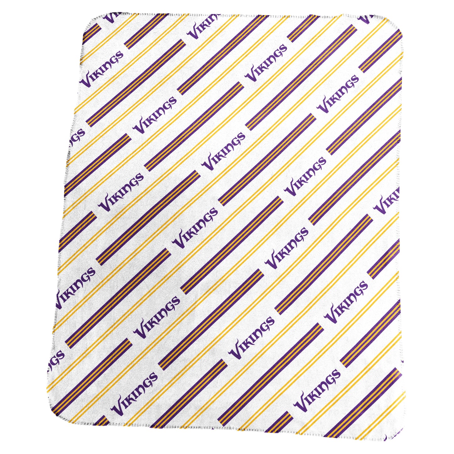 Minnesota Vikings Classic Vertical Stripe Fleece Throw