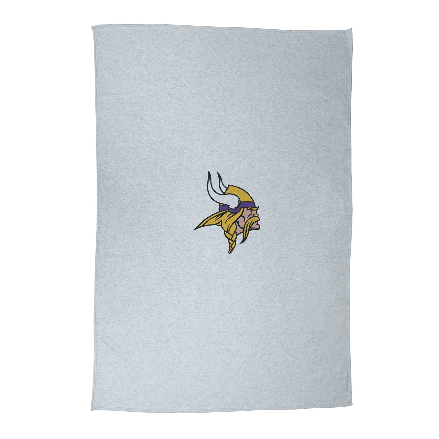 Minnesota Vikings Primary Logo Athletic Gray Sublimated Sweatshirt Blanket