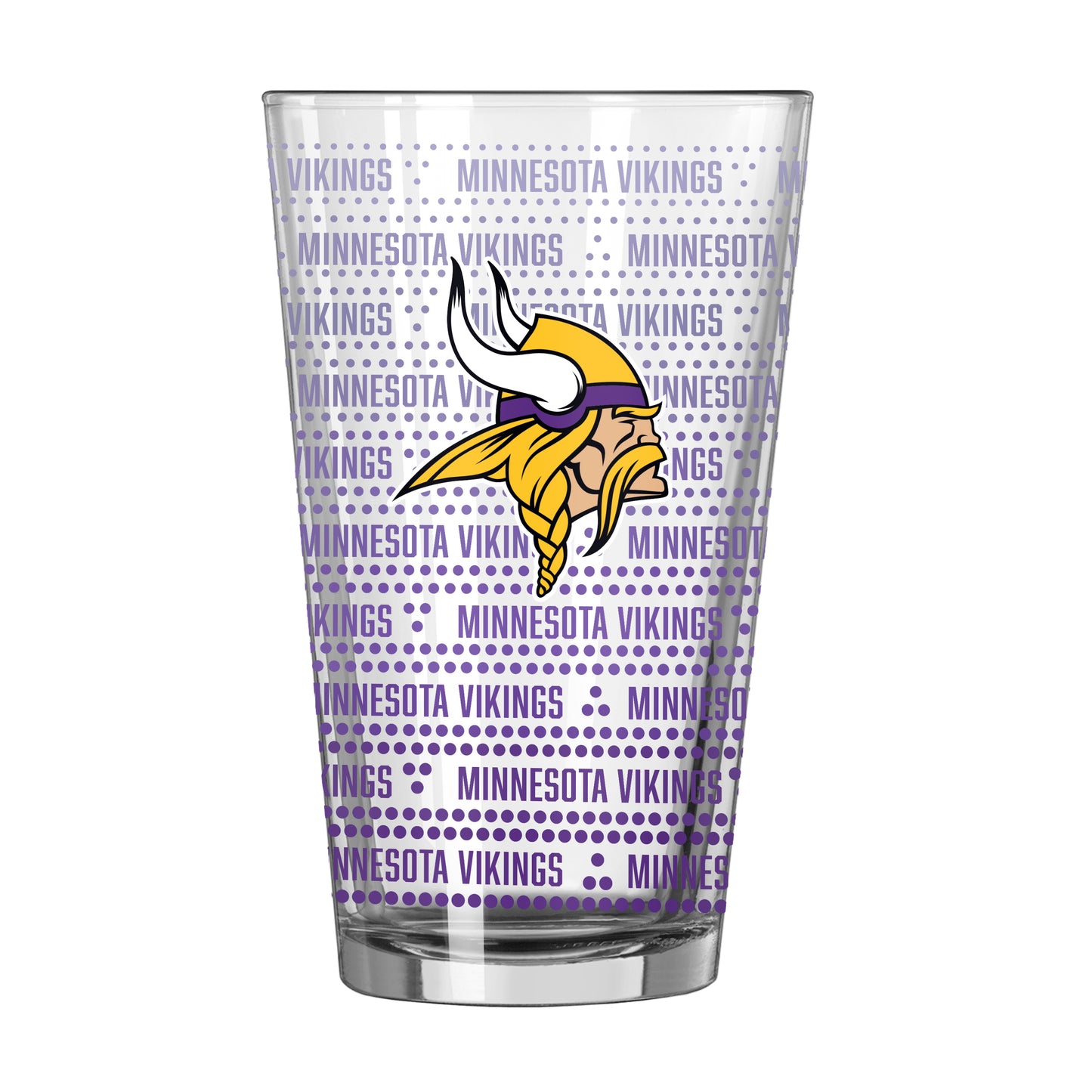 Minnesota Vikings 16oz Chant Fade Pint Glass
