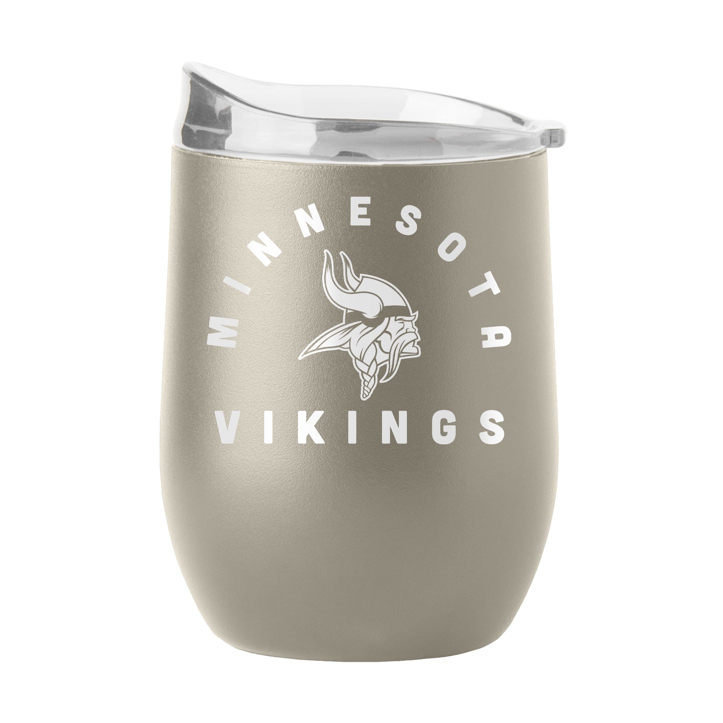 Minnesota Vikings 16oz Archway Powder Coat Curved Bev