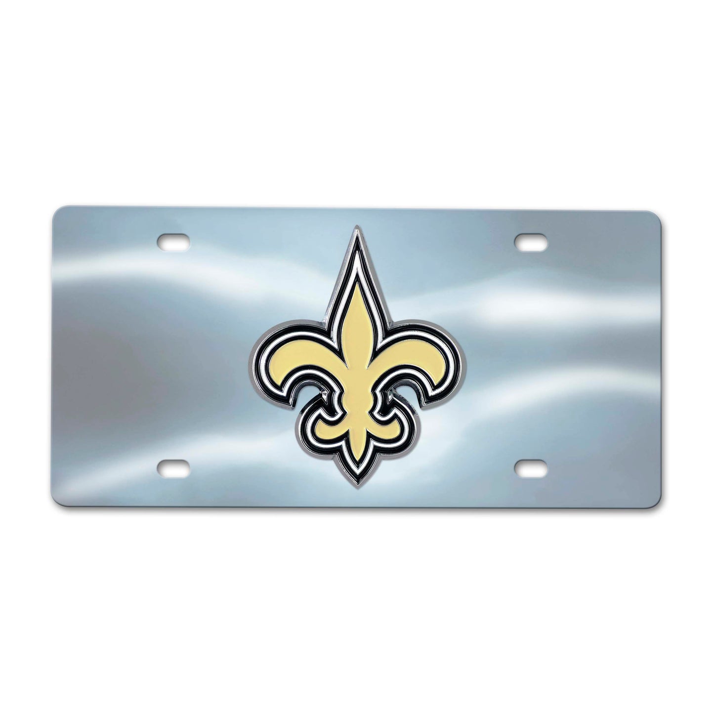 NFL - New Orleans Saints Chrome Diecast License Plate