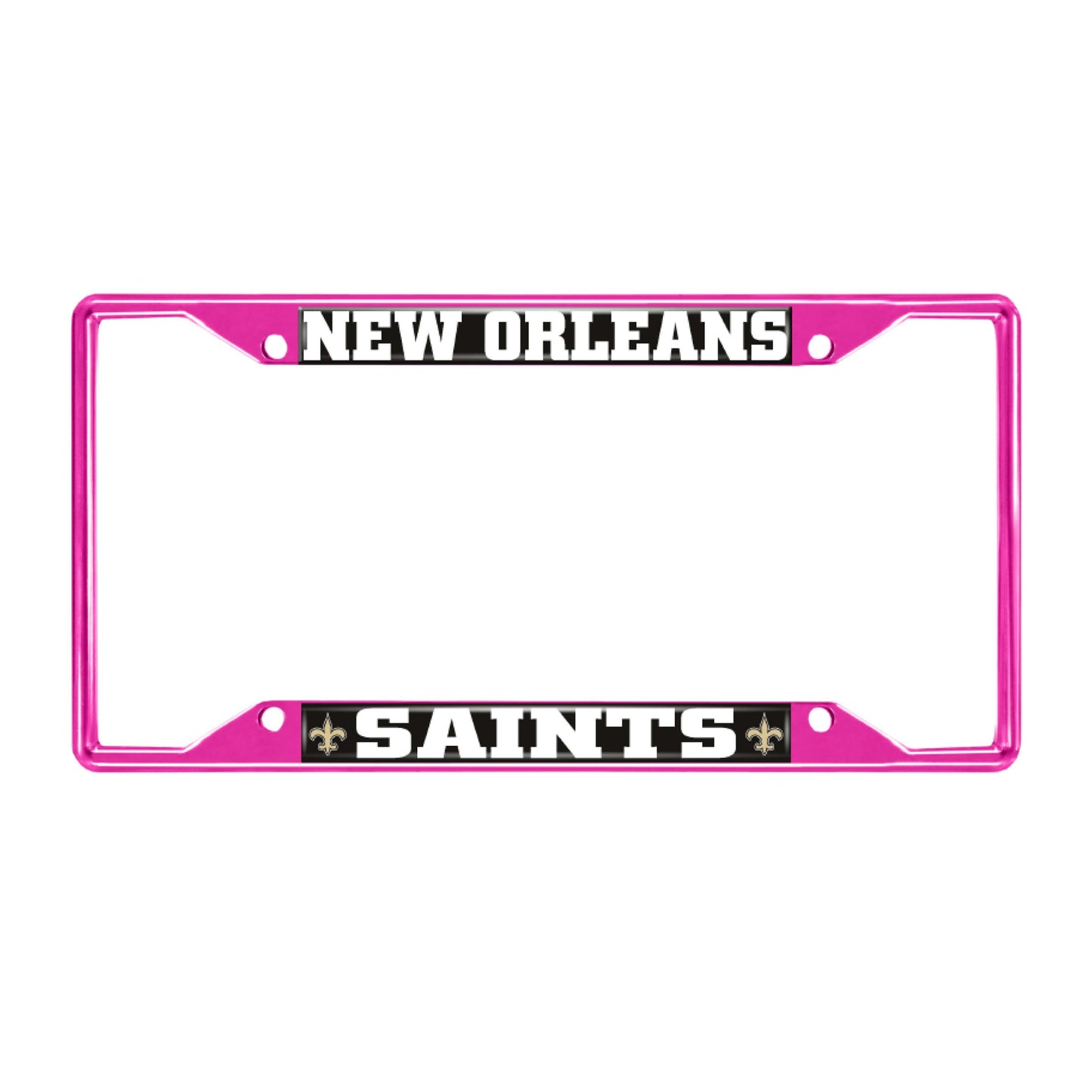 NFL - New Orleans Saints-Pink License Plate Frame