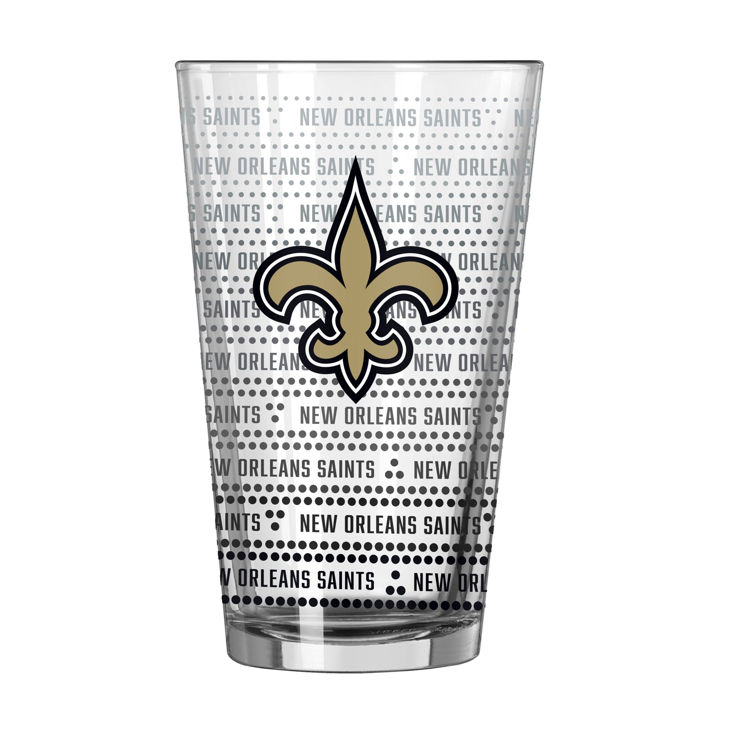 New Orleans Saints 16oz Chant Fade Pint Glass