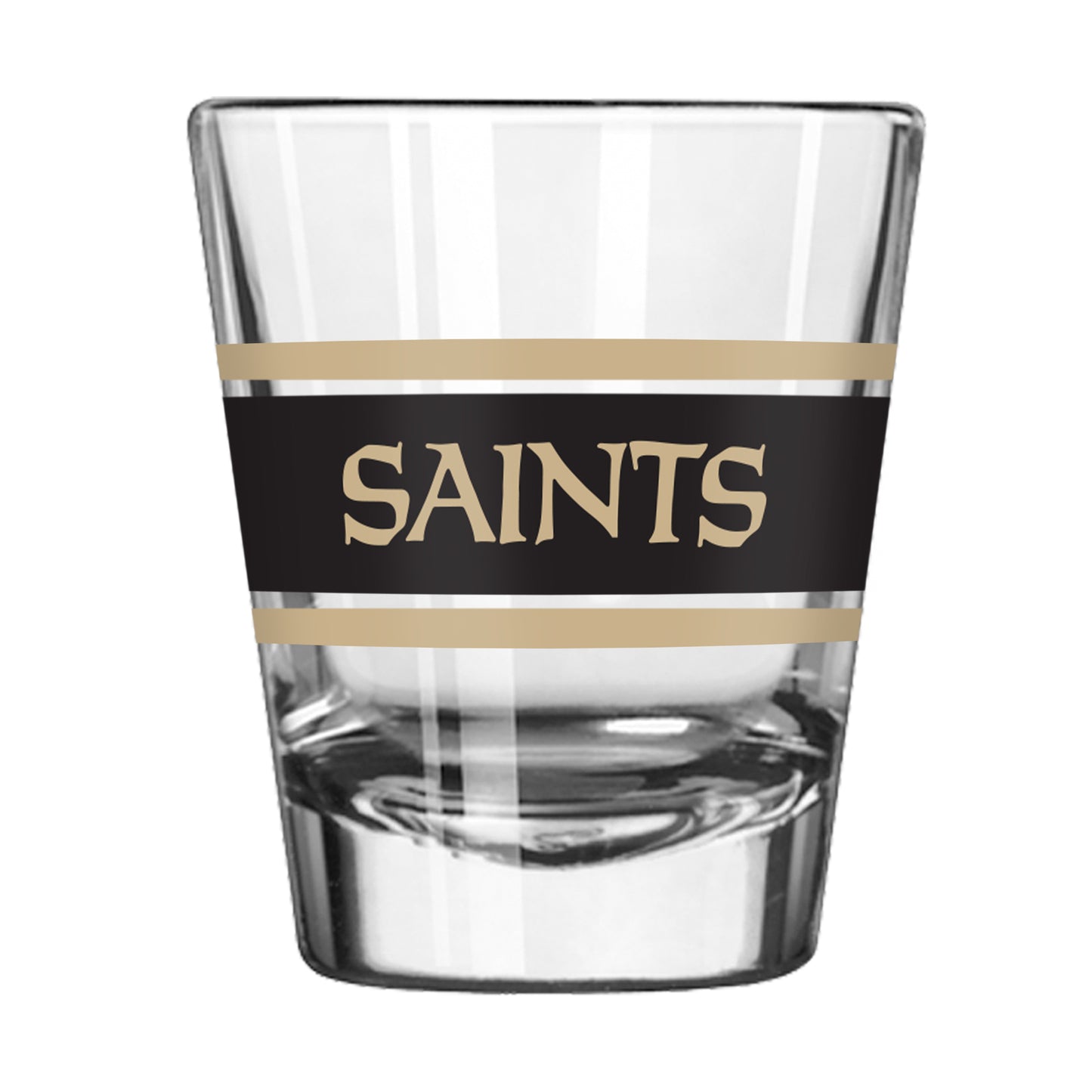 New Orleans Saints 2oz Stripe Shot Glass