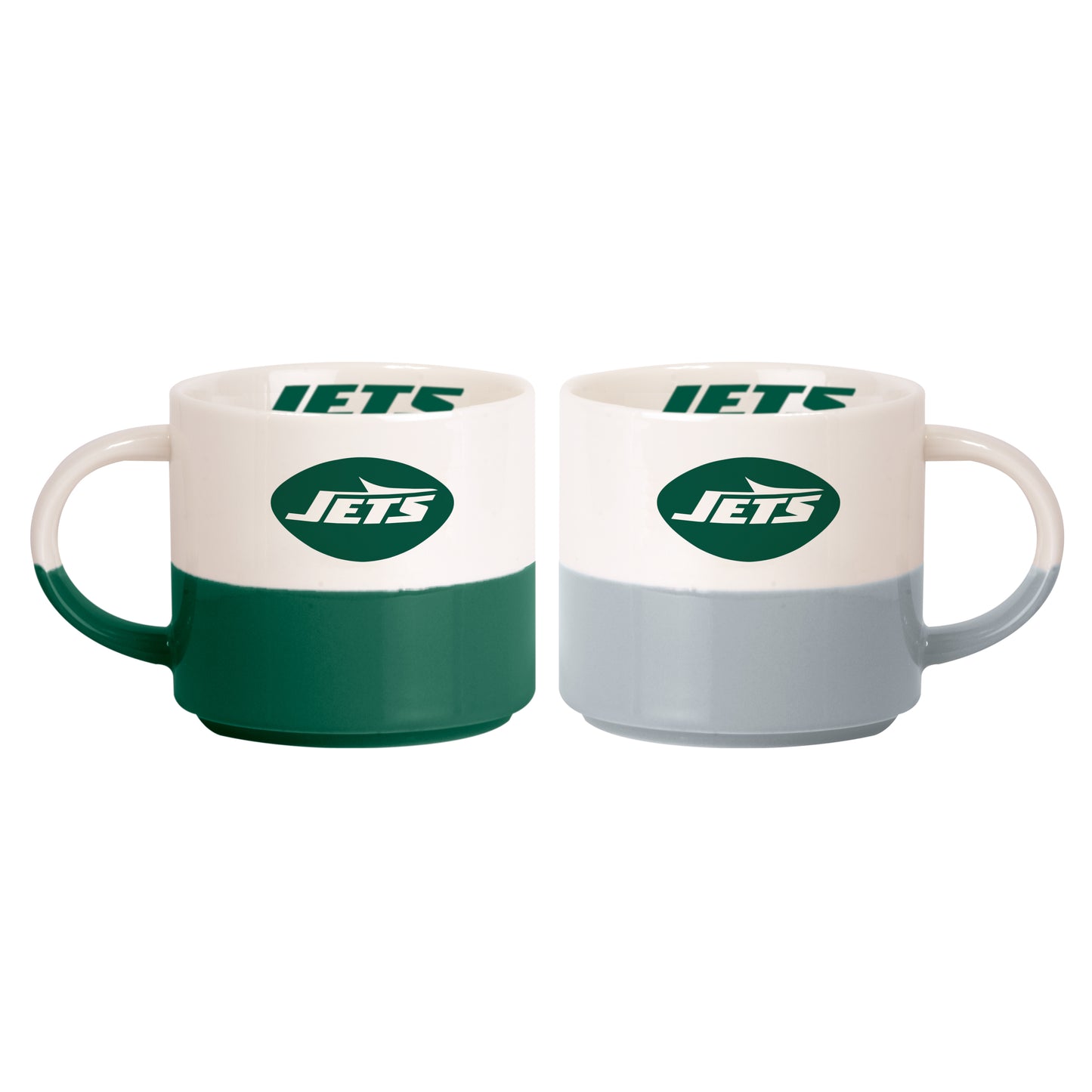 New York Jets 15oz Stackable Mug Set