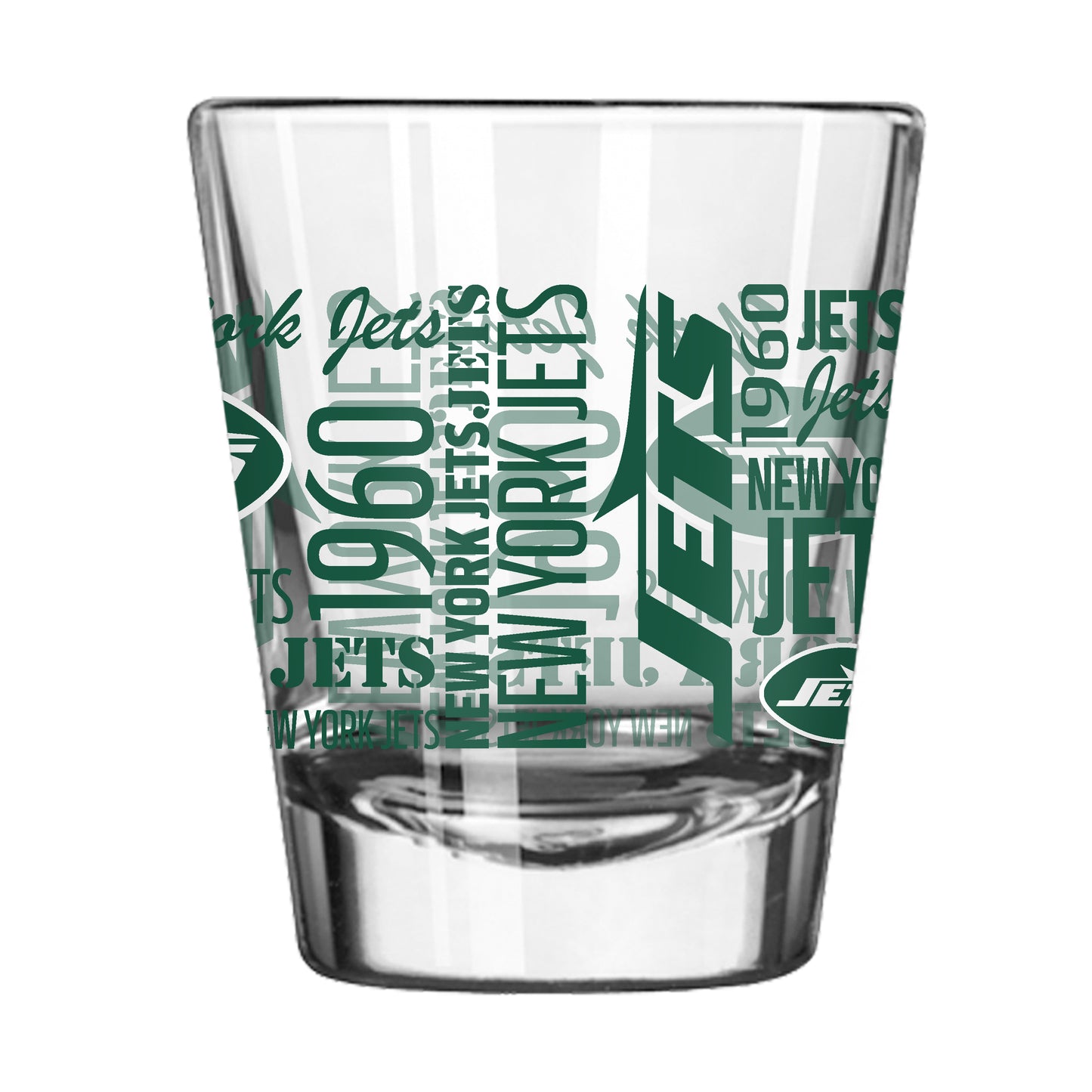 NY Jets 2oz Spirit Shot Glass