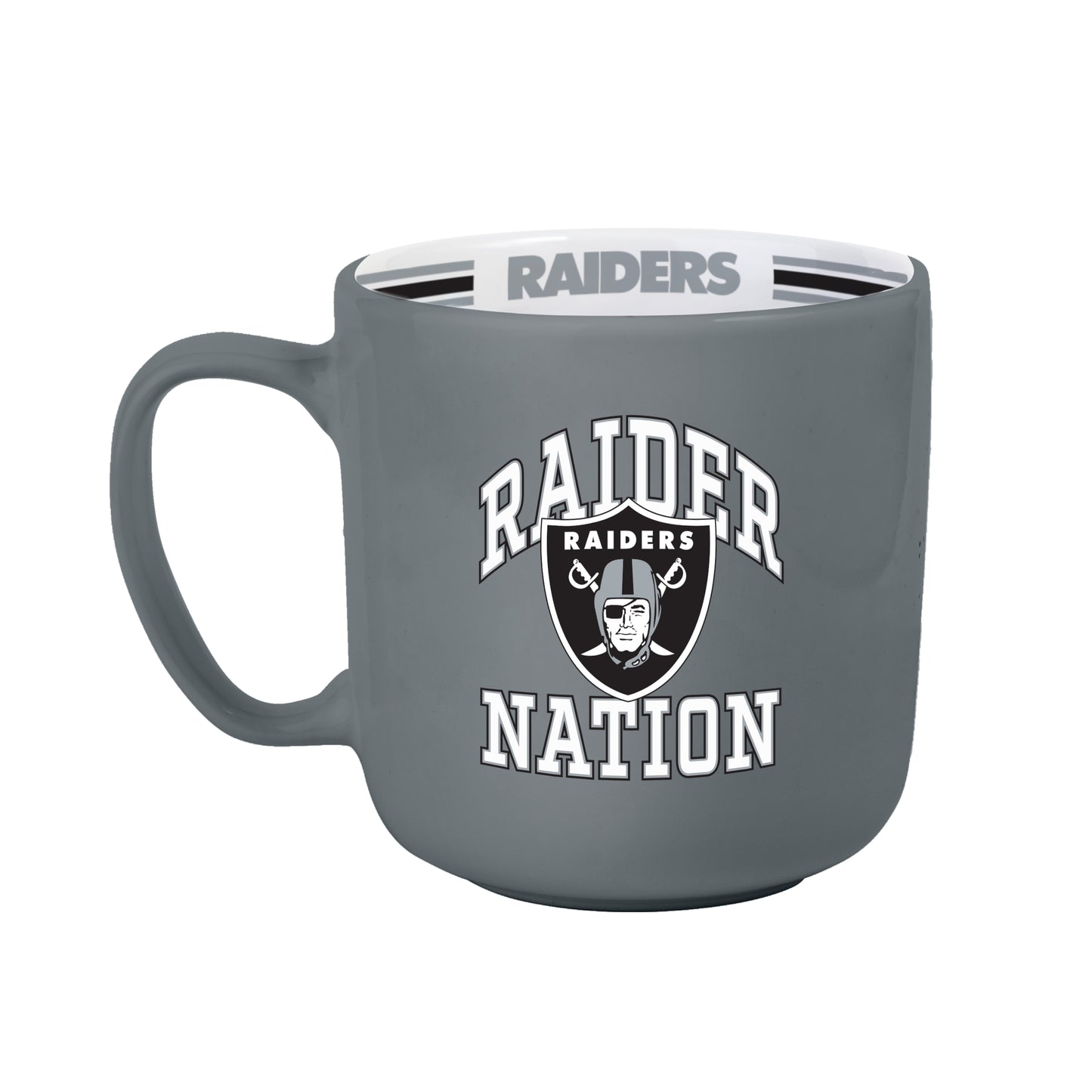Las Vegas Raiders Raider Nation 15oz Stipe Mug