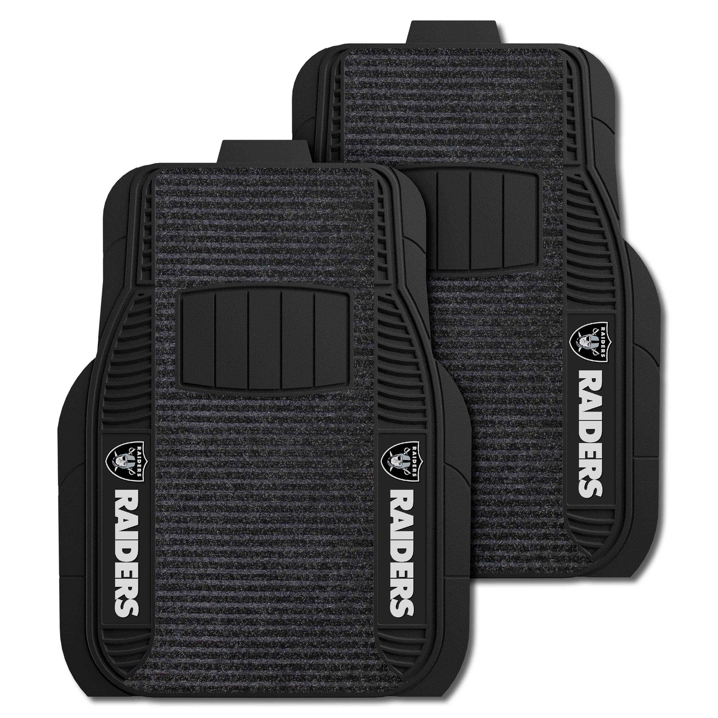 NFL - Las Vegas Raiders 2-pc Deluxe Car Mat Set