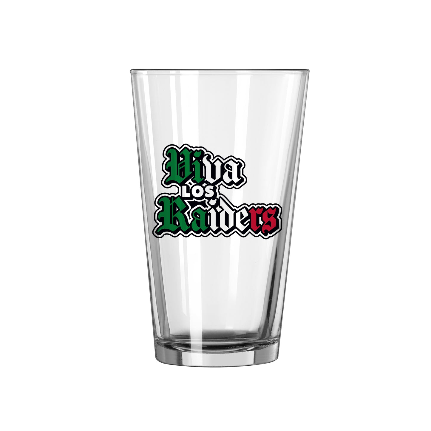 Las Vegas Raiders 16oz Viva Los Raiders Pint Glass