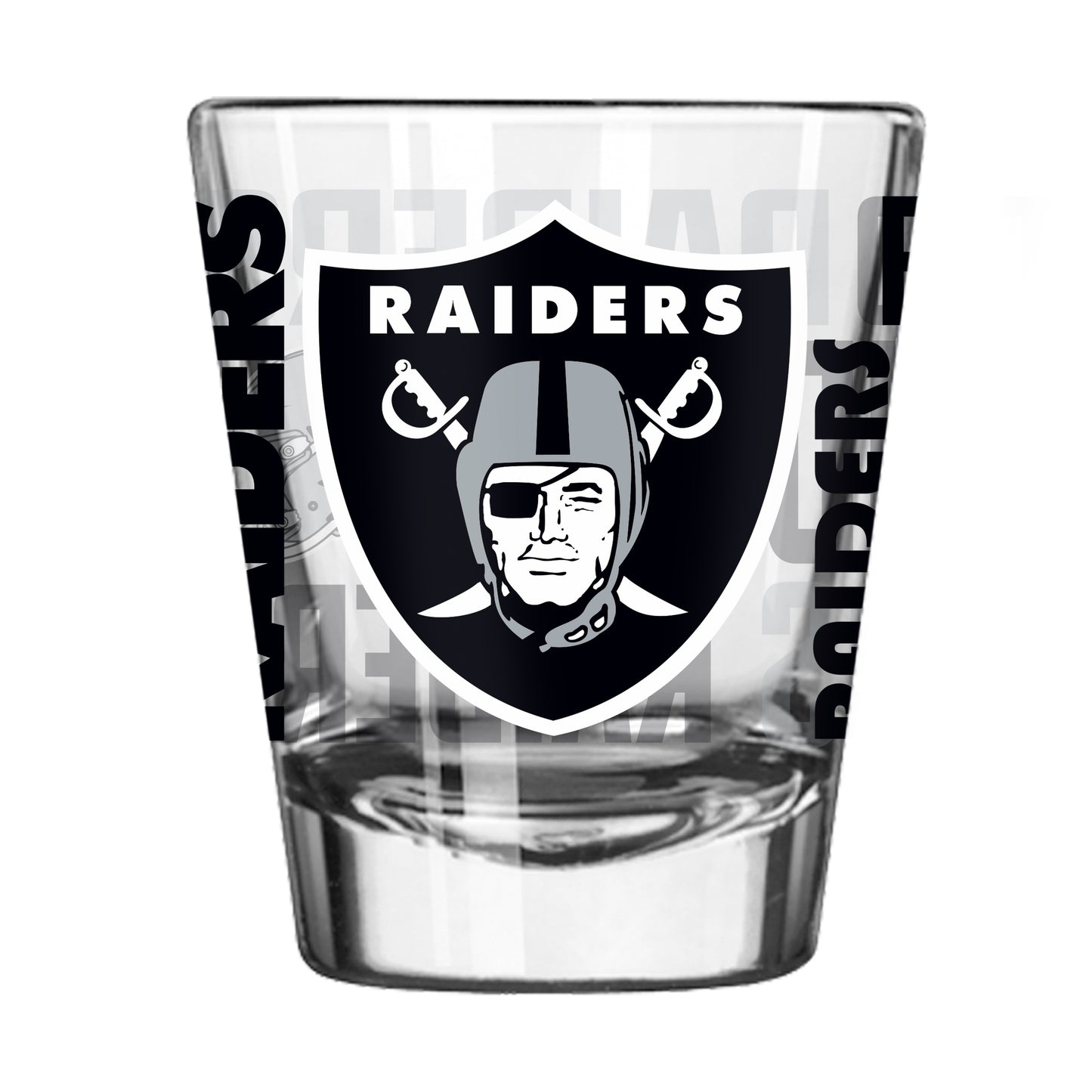 Las Vegas Raiders Alternate 2oz Spirit Shot Glass