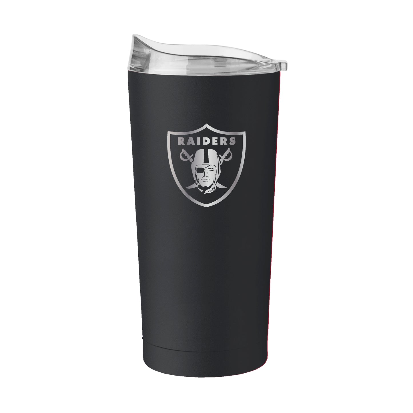Las Vegas Raiders Black 20oz Foil Powder Coat Tumbler