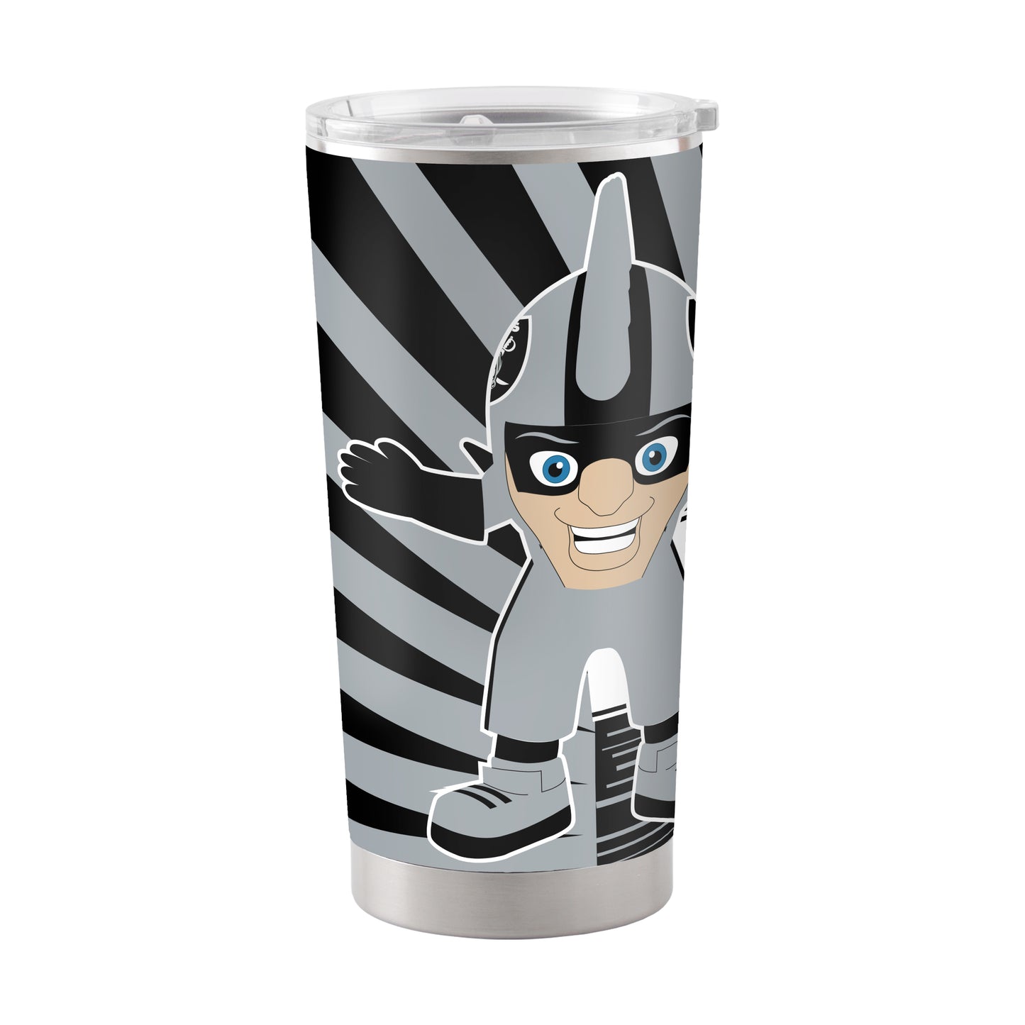 Las Vegas Raiders 20oz Mascot Stainless Steel Tumbler