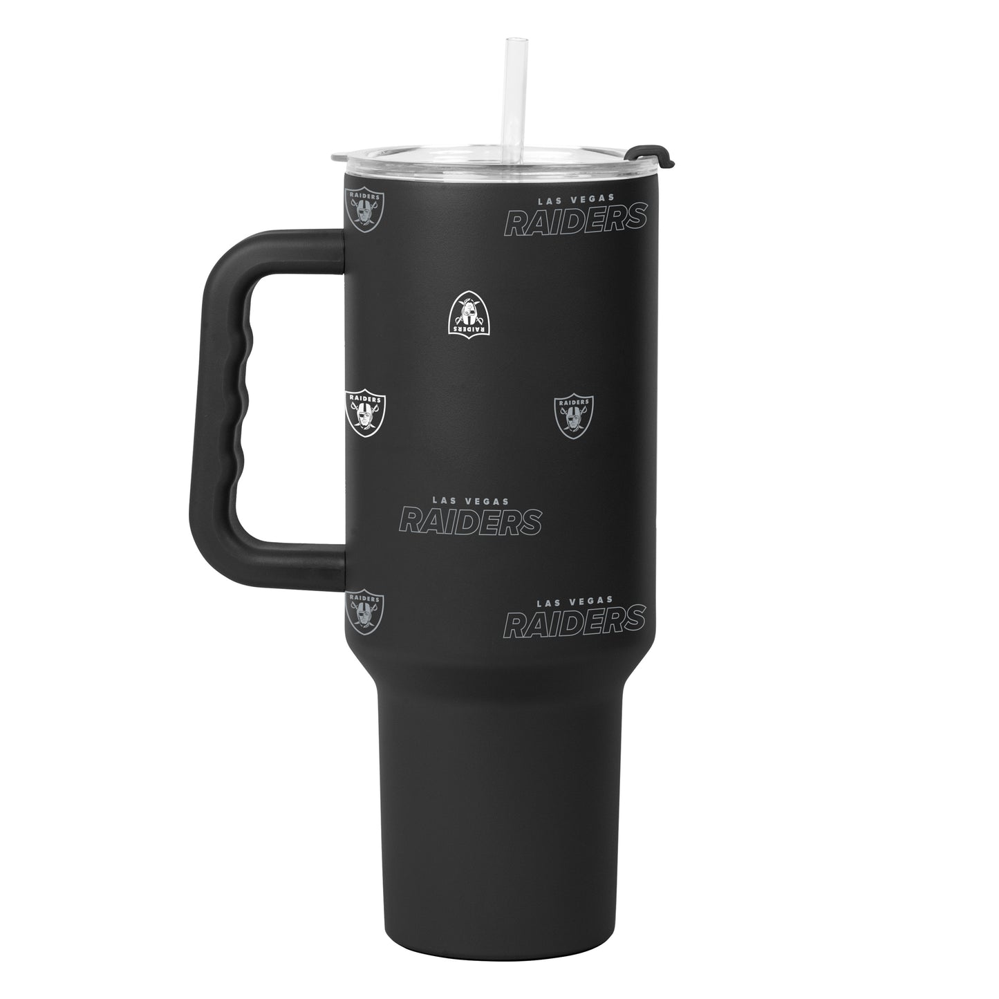 Las Vegas Raiders 40oz Step And Repeat Powder Coat Tumbler