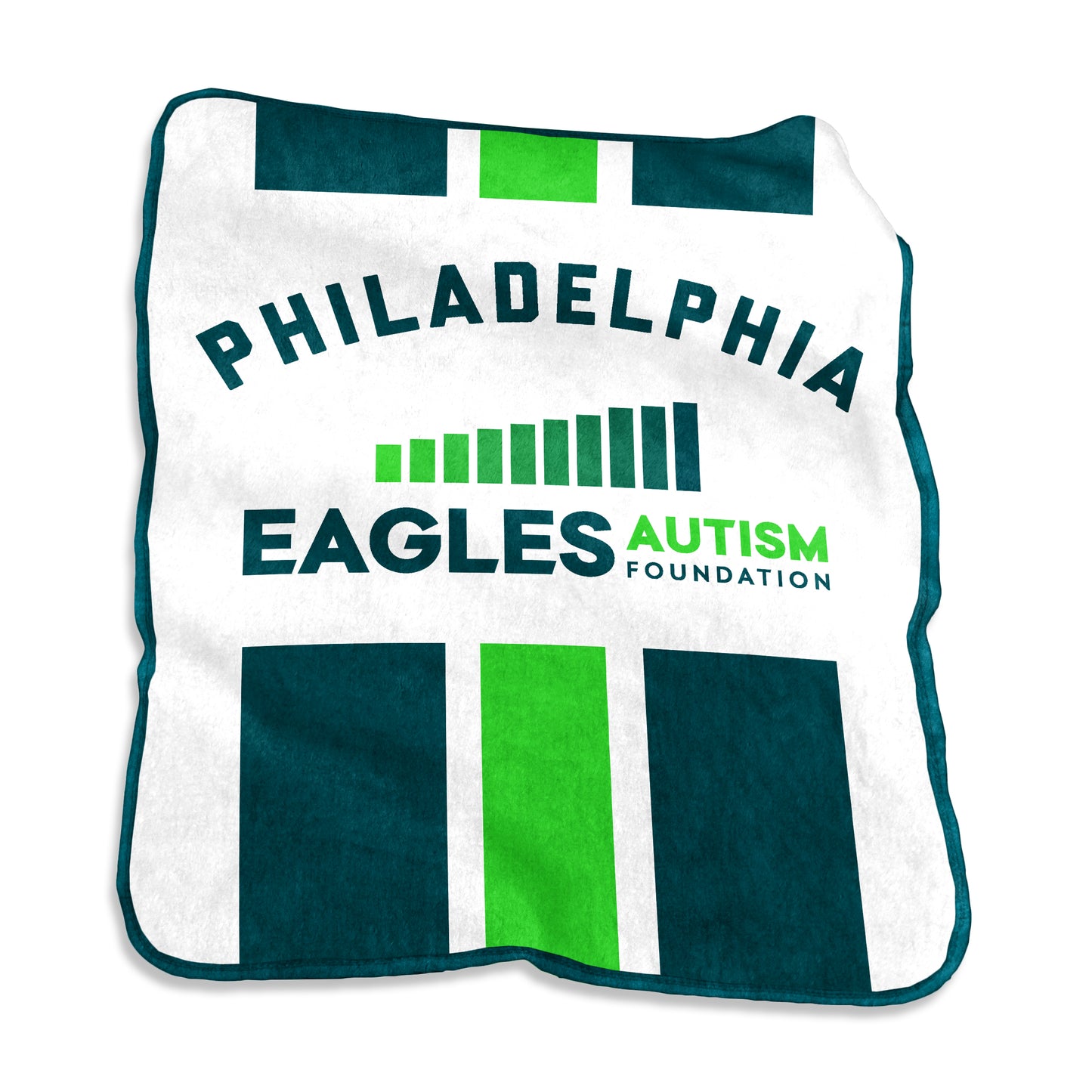 Philadelphia Eagles Eagles Autism Foundation Raschel Throw