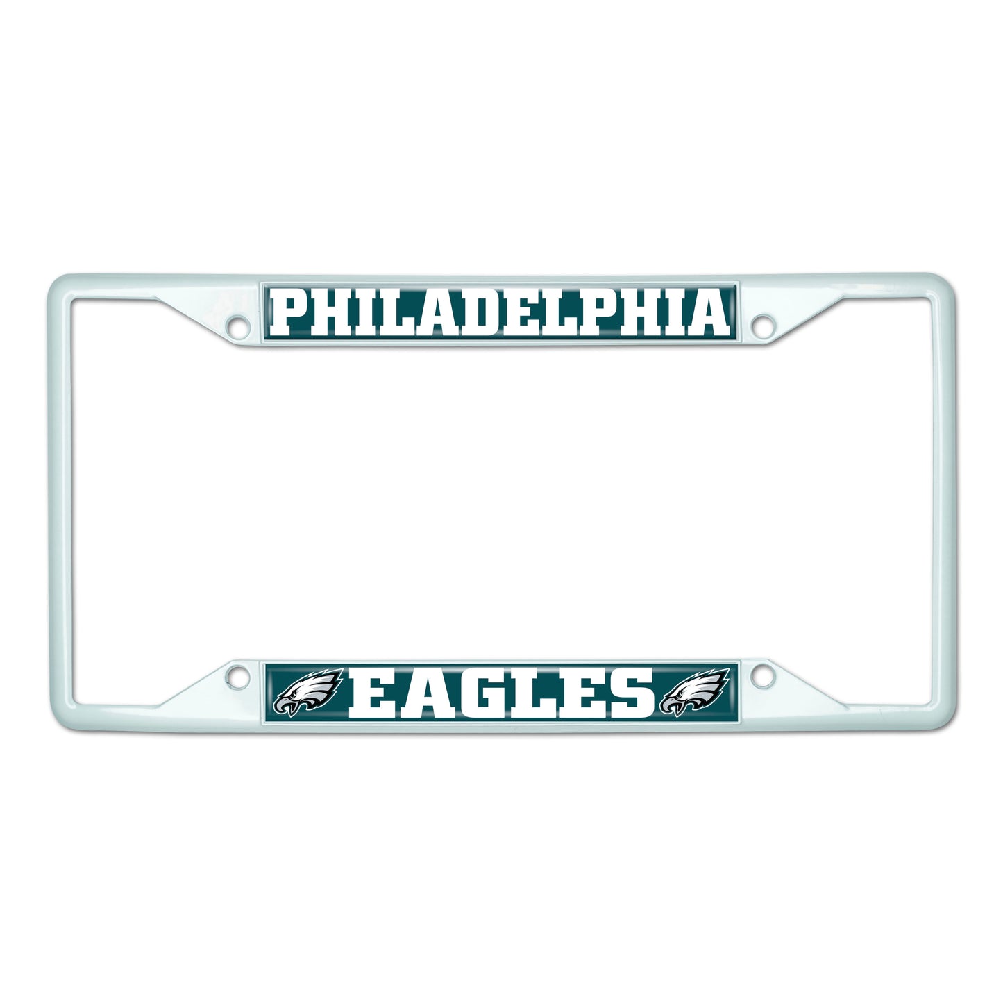 NFL - Philadelphia Eagles-White License Plate Frame