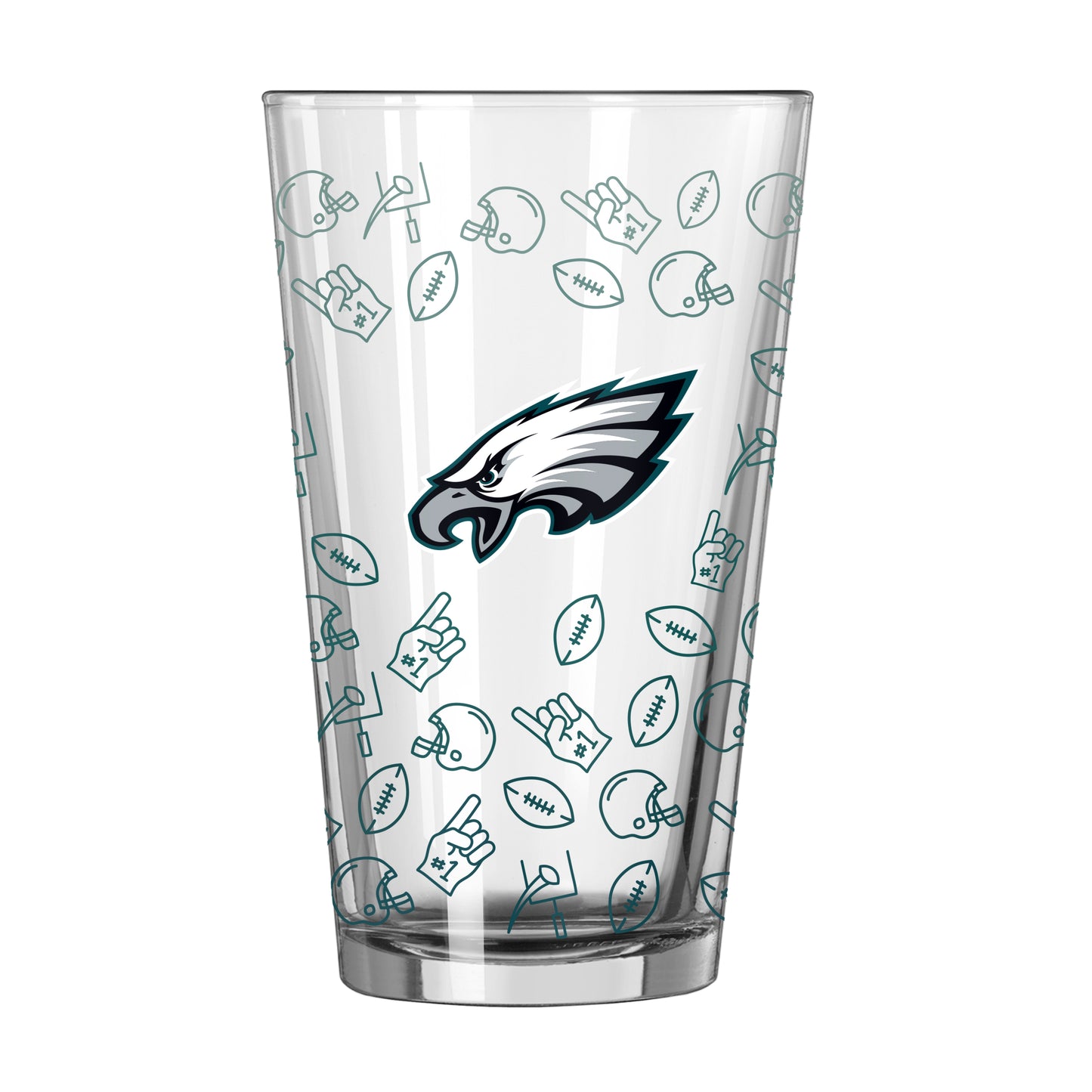 Philadelphia Eagles 16oz Ombre Playmaker Pint Glass
