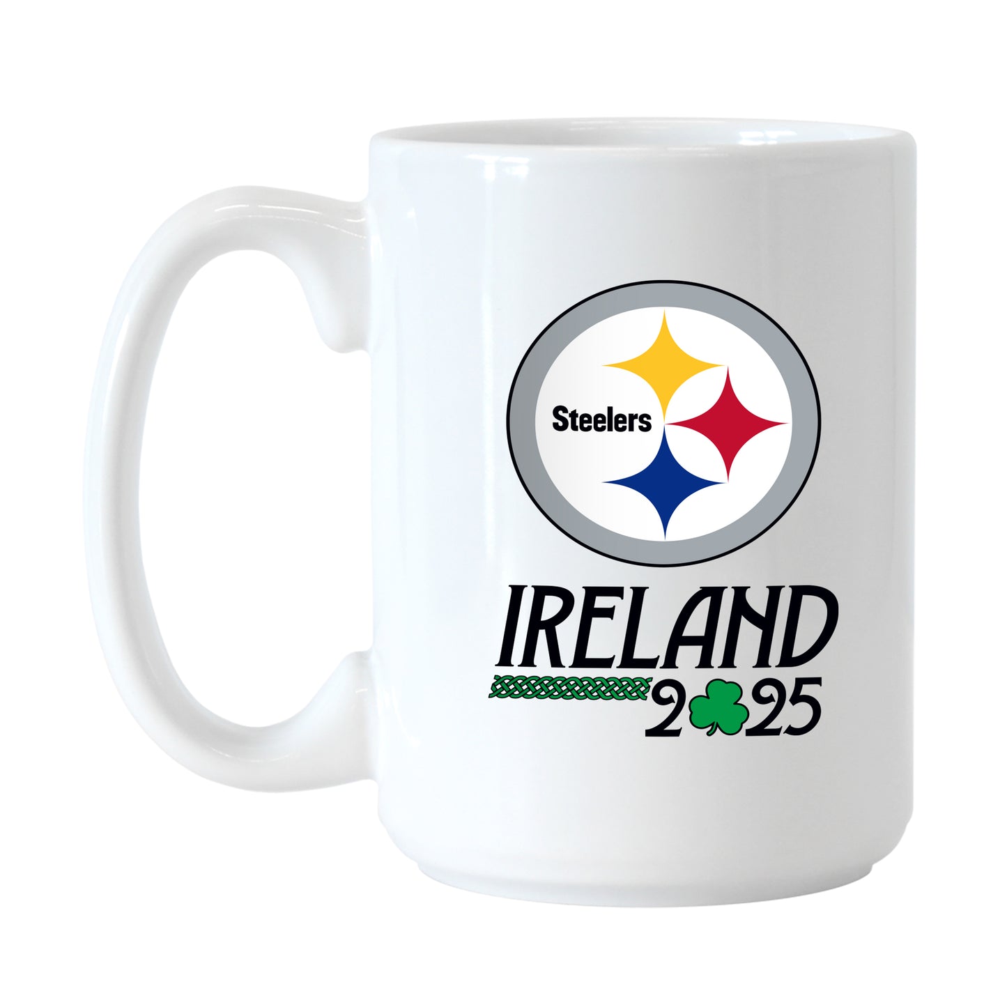 Pittsburgh Steelers Ireland 2025 15oz Sublimated Mug