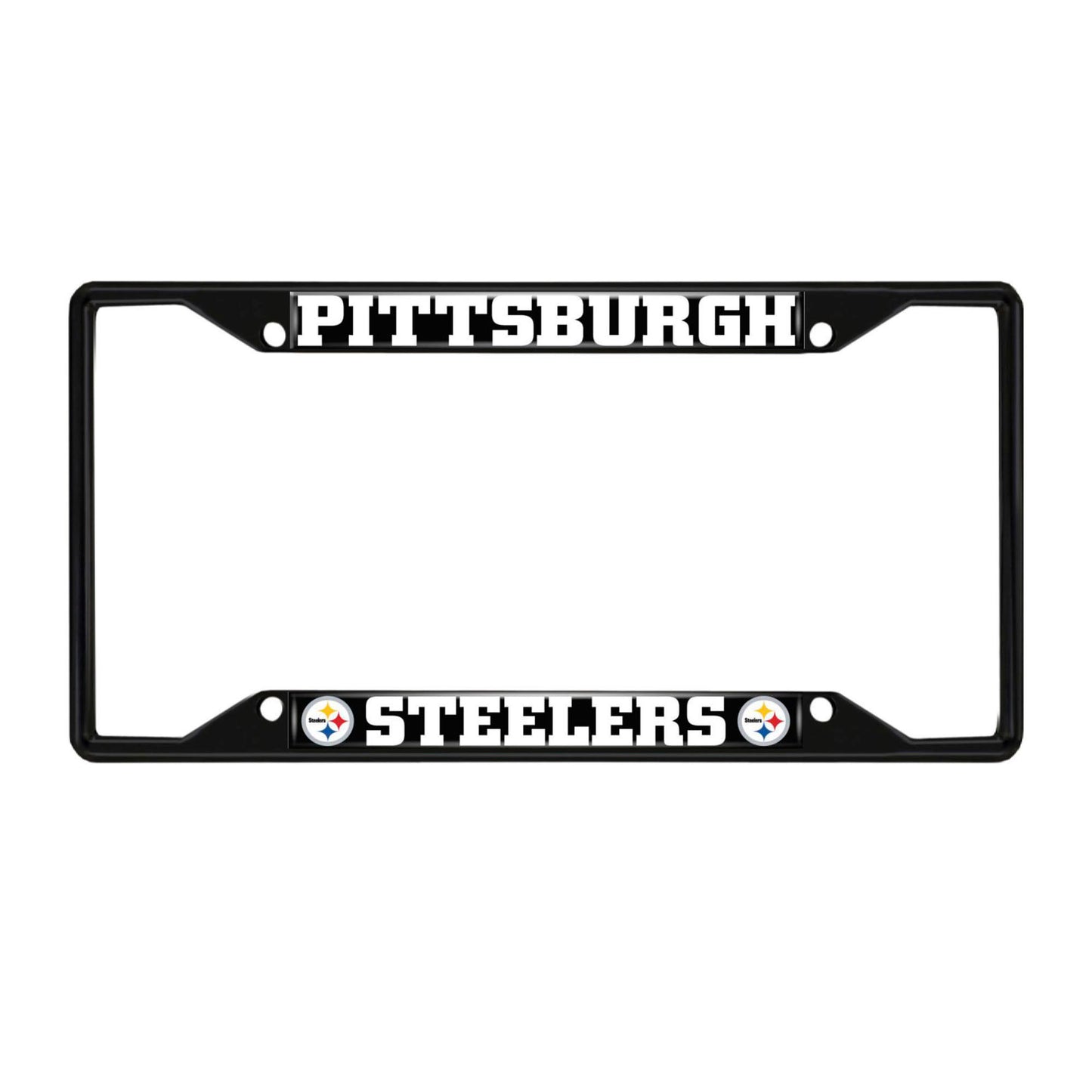 NFL - Pittsburgh Steelers Black License Plate Frame