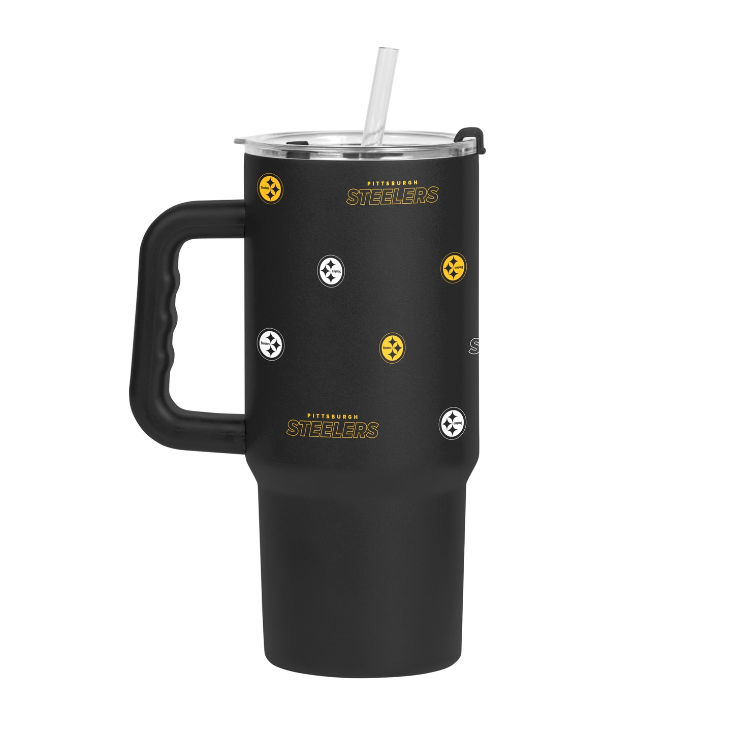 Pittsburgh Steelers 24oz Step And Repeat Tumbler w/Handle