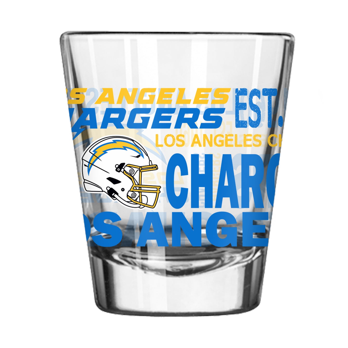 LA Chargers Alternate 2oz Spirit Shot Glass