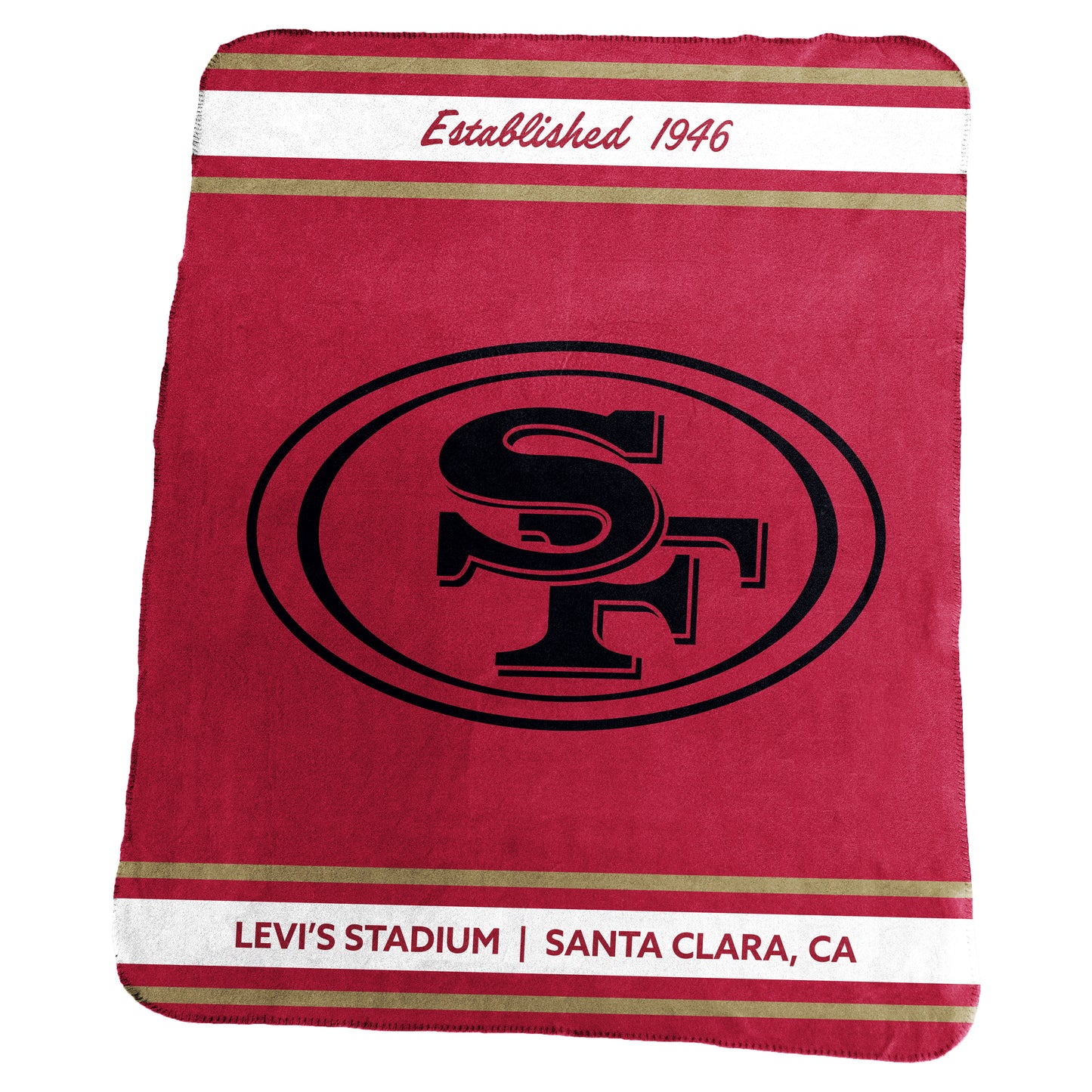 San Francisco 49ers Stadium Classic Fleece Throw